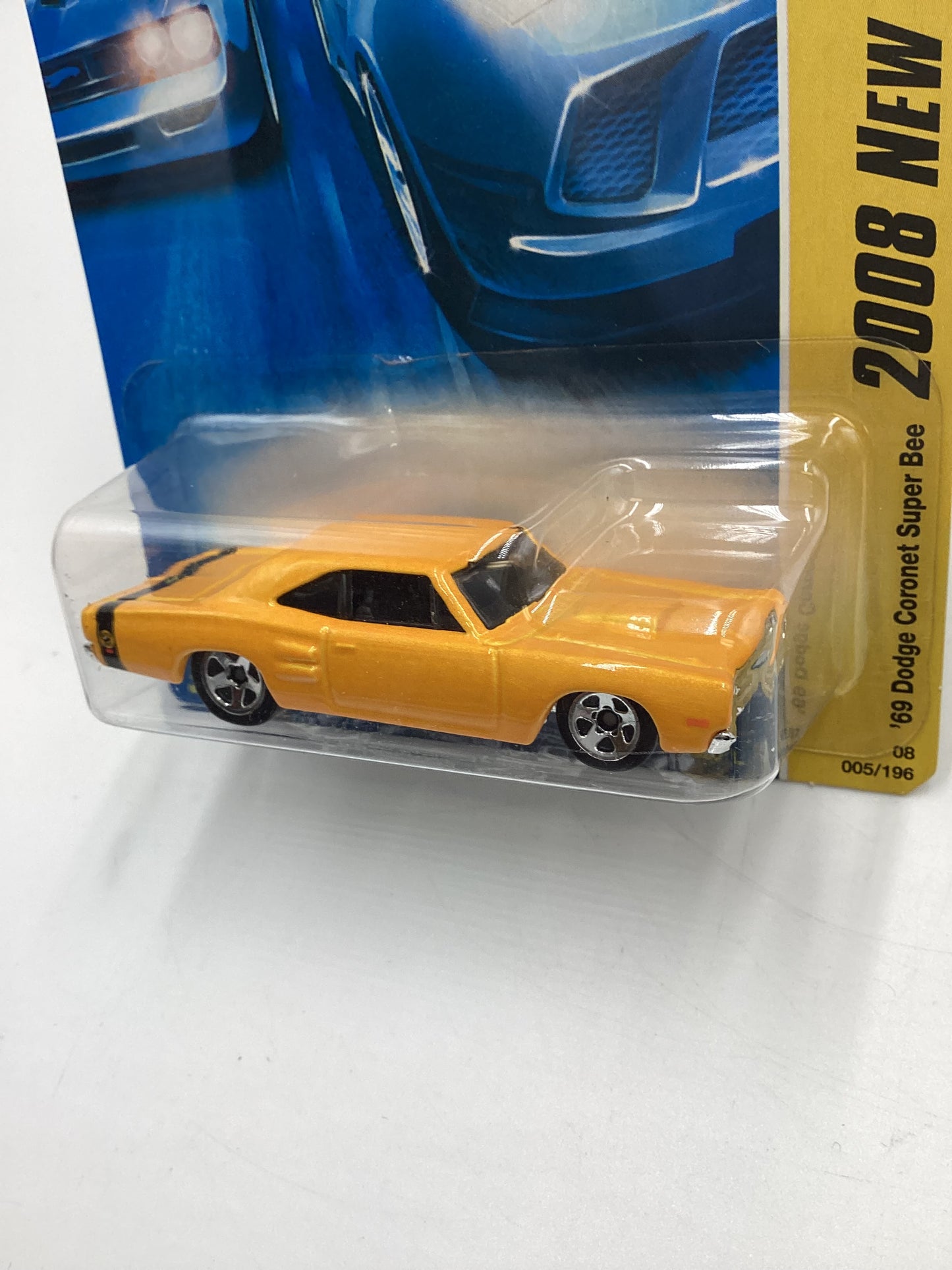 2008 Hot Wheels New Models #5 69 Dodge Coronet Super Bee Mustard Yellow Variation