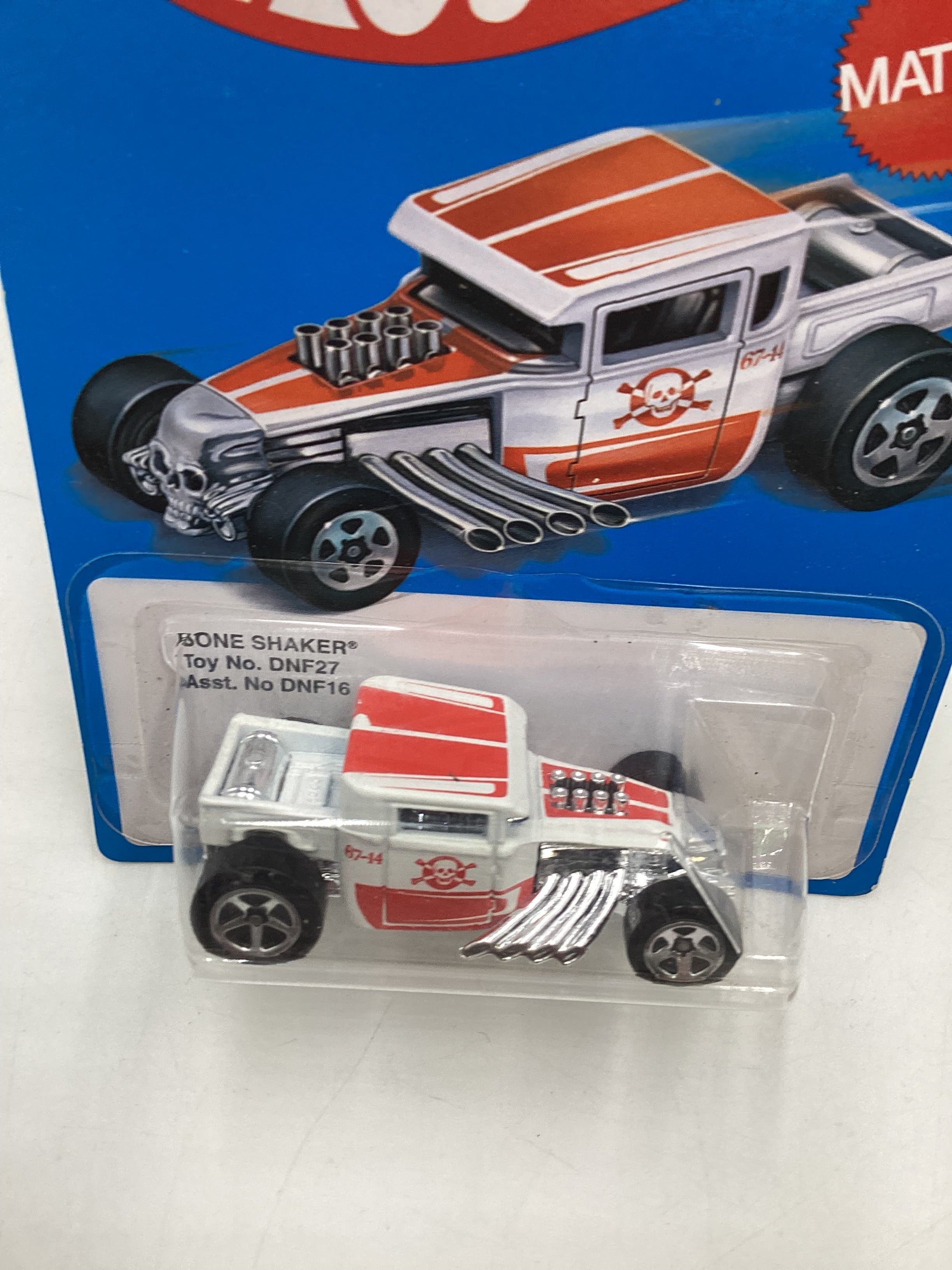 Hot Wheels Retro Style Series #DNF27 Bone Shaker White 154B