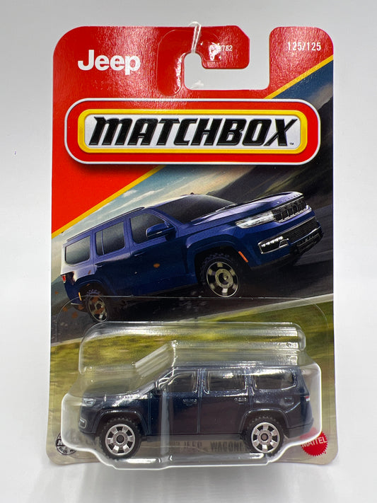 2025 Matchbox #125 2022 Jeep Wagoneer Dark Blue 217A