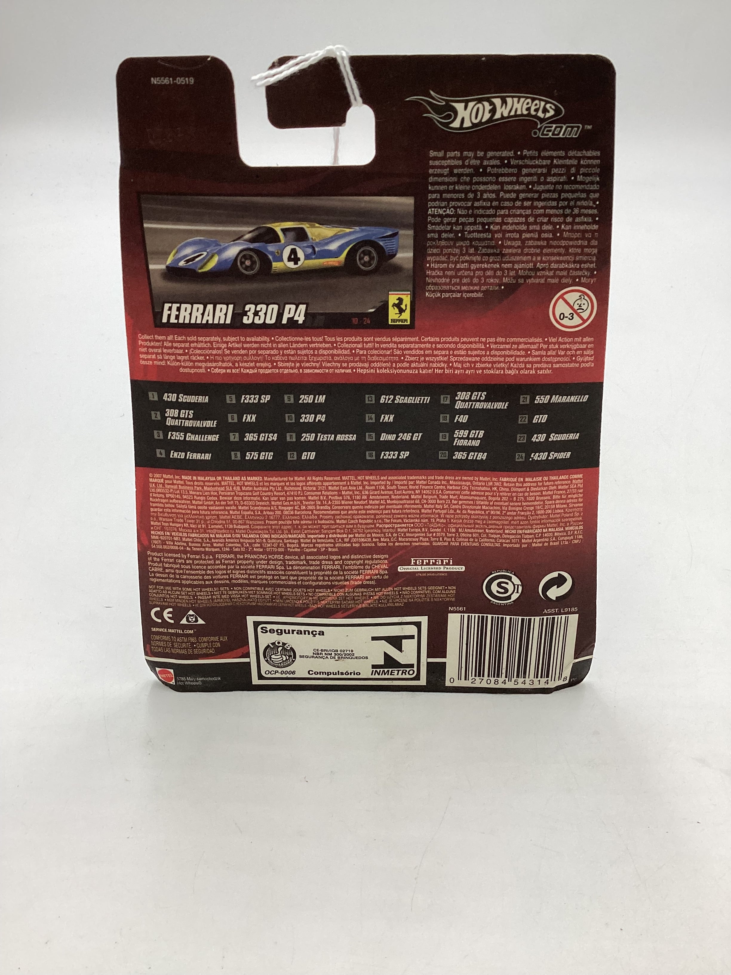 Hot Wheels Ferrari Racer 10/24 Ferrari 330 P4 – carolinasdiecast
