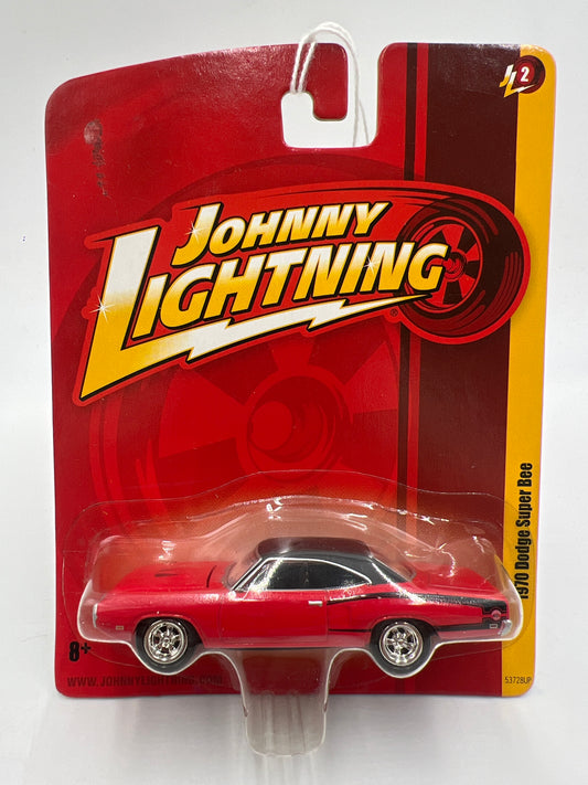 Johnny Lightning Small Card 1970 Dodge Super Bee Red