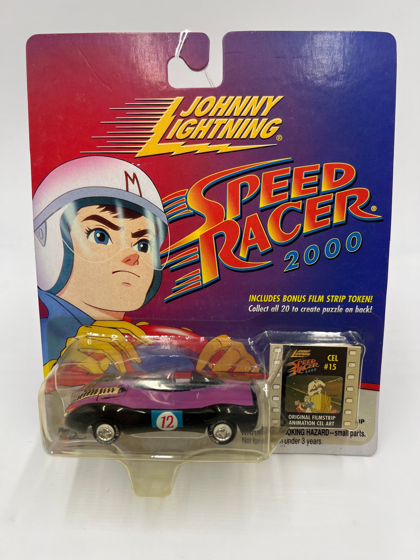 Johnny Lightning White Lightning Chase Speed Racer 2000 CEL #15 Snake Oiler Black/Purple
