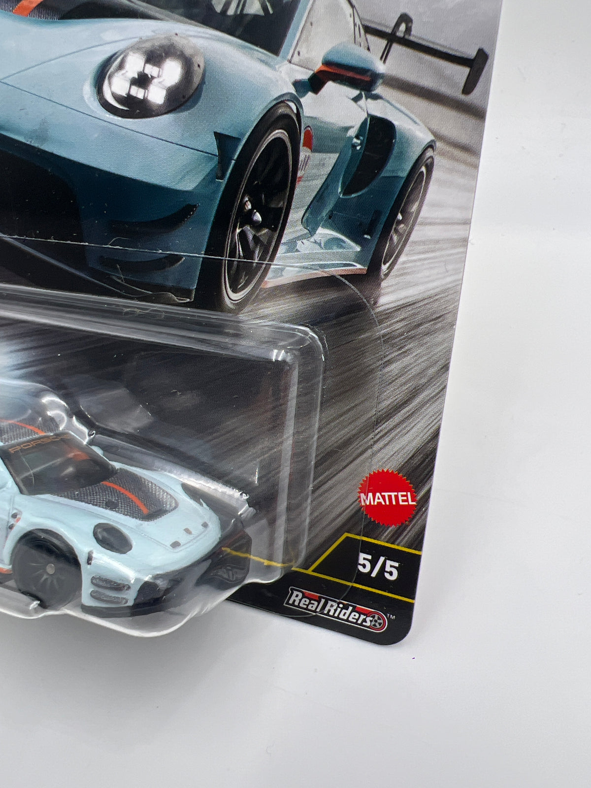 Hot Wheels Premium Circuit Legends #5 Porsche 911 GT3 R 992 Gulf W/Protector