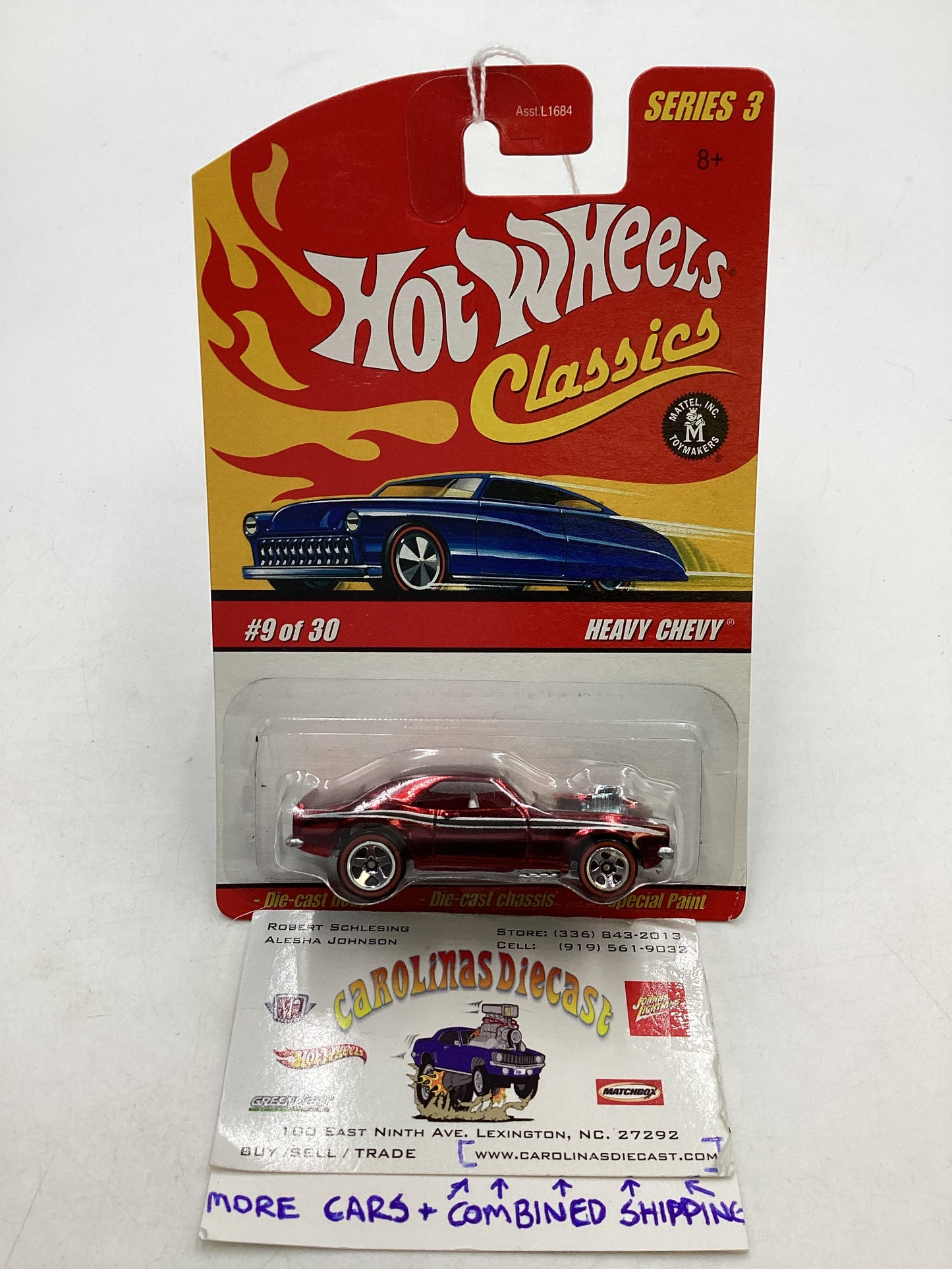 2007 Hot Wheels Classics Series 3 #9 Heavy Chevy Red SR