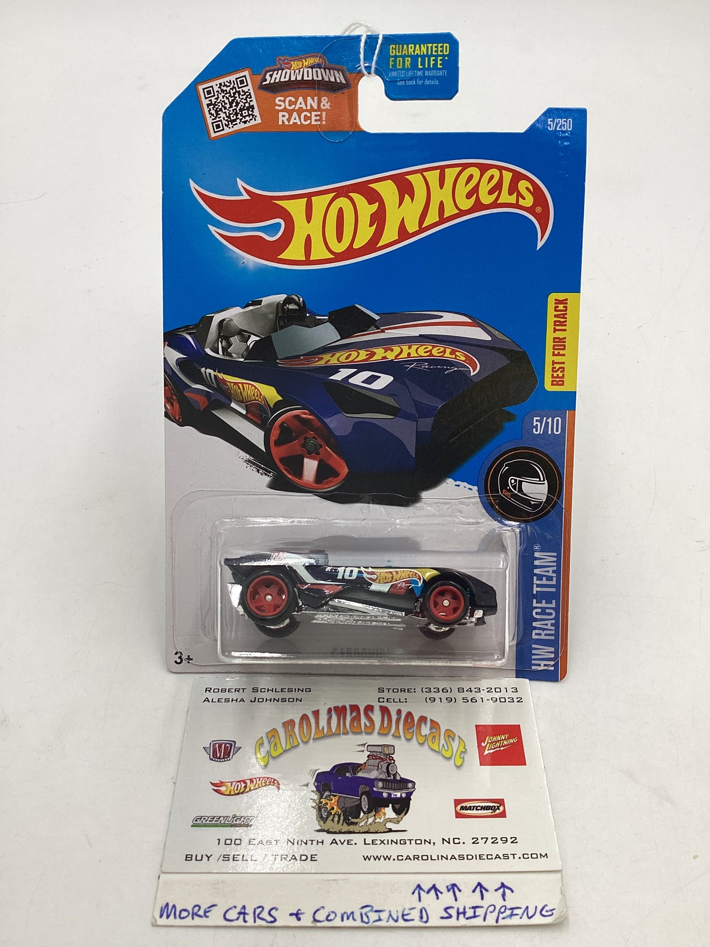 2016 Hot Wheels Super treasure hunt STH #5 Carbonic W/Protector