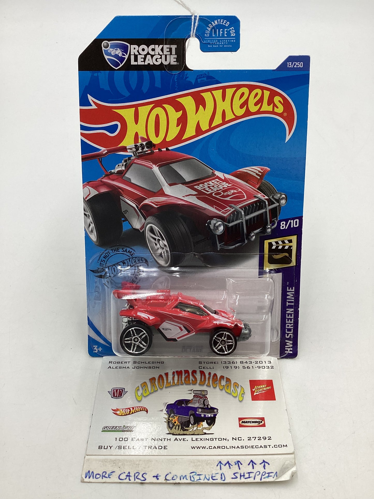 2020 Hot wheels #013 Red Octane Rocket League 114A