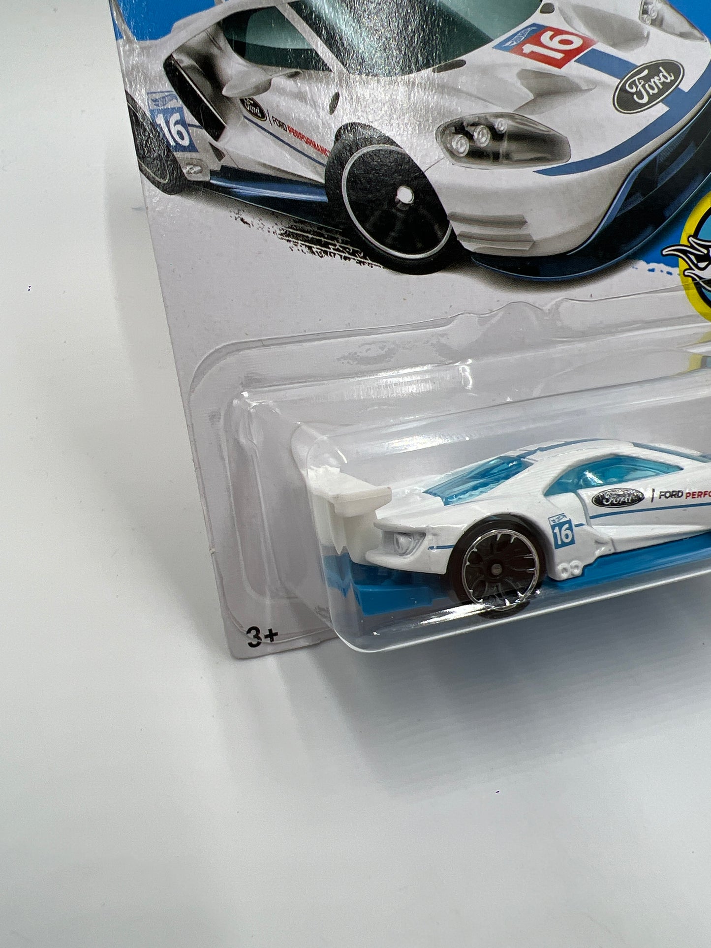 2017 Hot Wheels Speed Graphics #247 2016 Ford GT Race White 22D