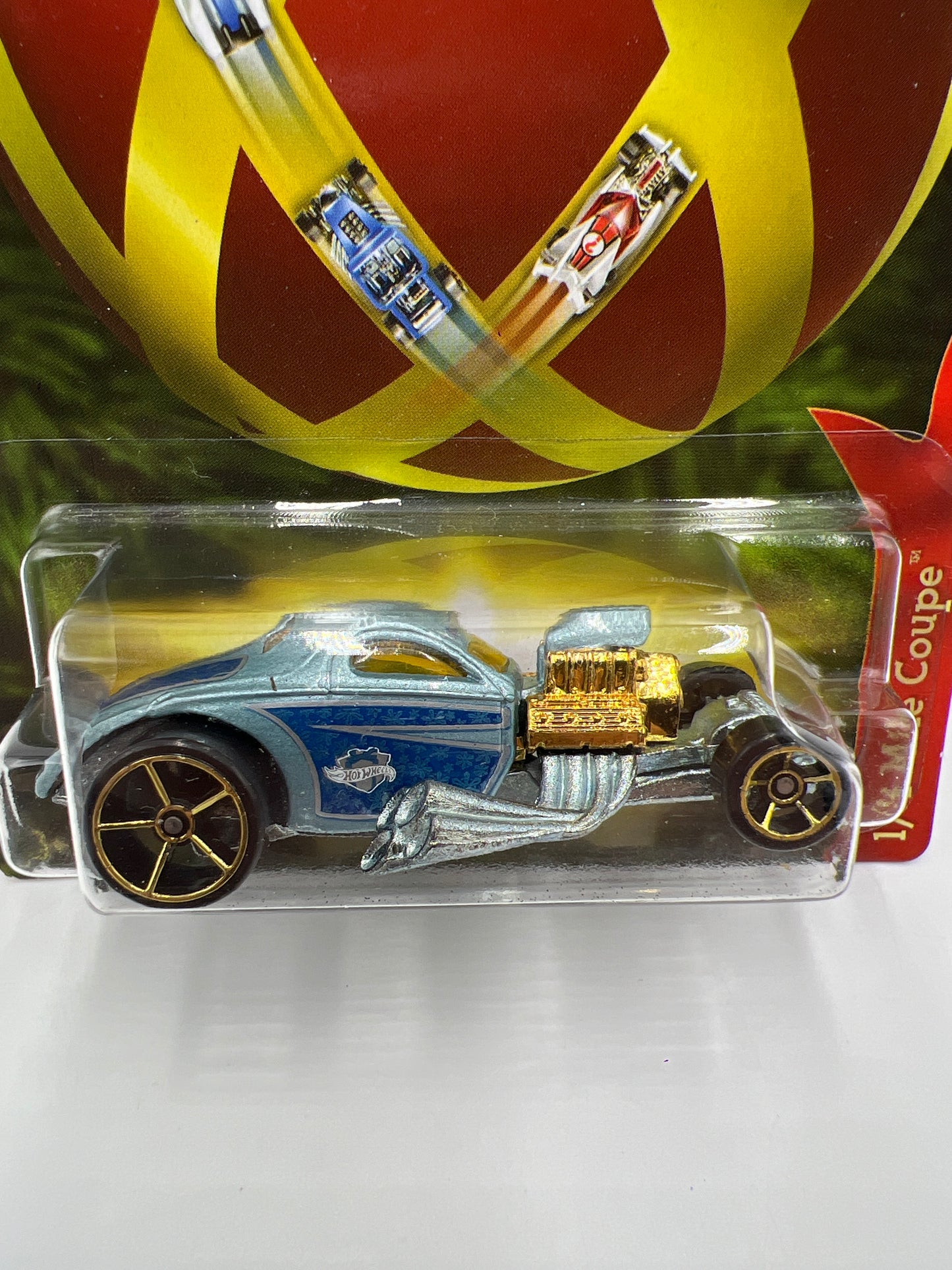 Hot Wheels Holiday Hot Rods 1/4 Mile Coupe Light Blue 154A