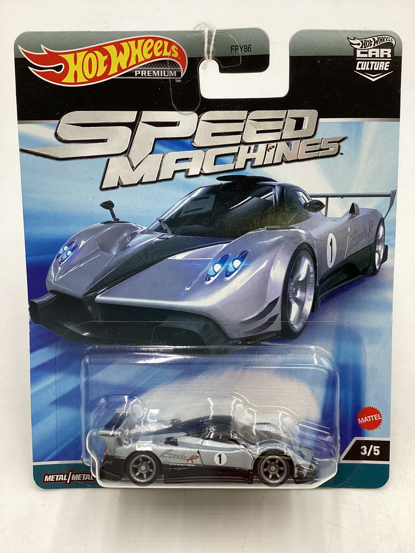 Hot wheels Speed Machine 3/5 Pagani Zonder R 252B