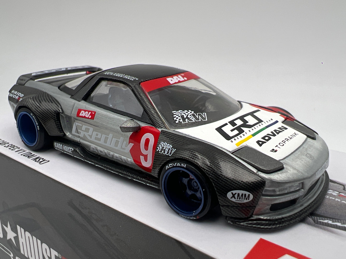 Mini GT Kaido House #190 CHASE Honda NSX Kaido Test Car Spec V1 DAI NSX GReddy