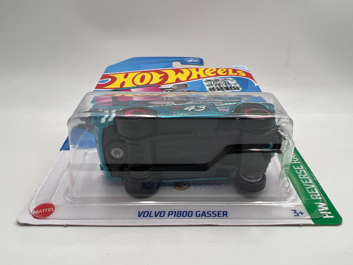 2024 Hot Wheels Factory Sealed Super Treasure Hunt #153 Volvo P1800 Gasser Blue W/Protector