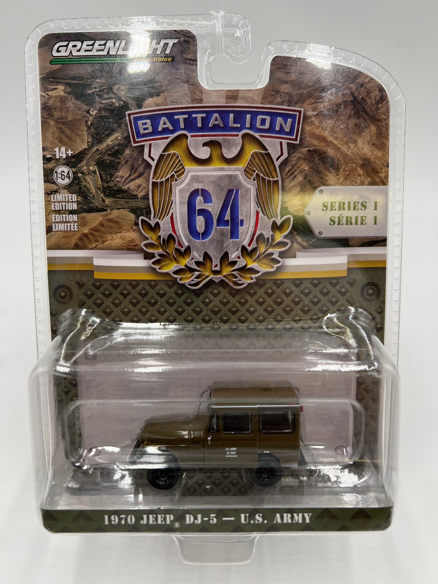 Greenlight Battalion 64 1970 Jeep DJ-5 U.S Army