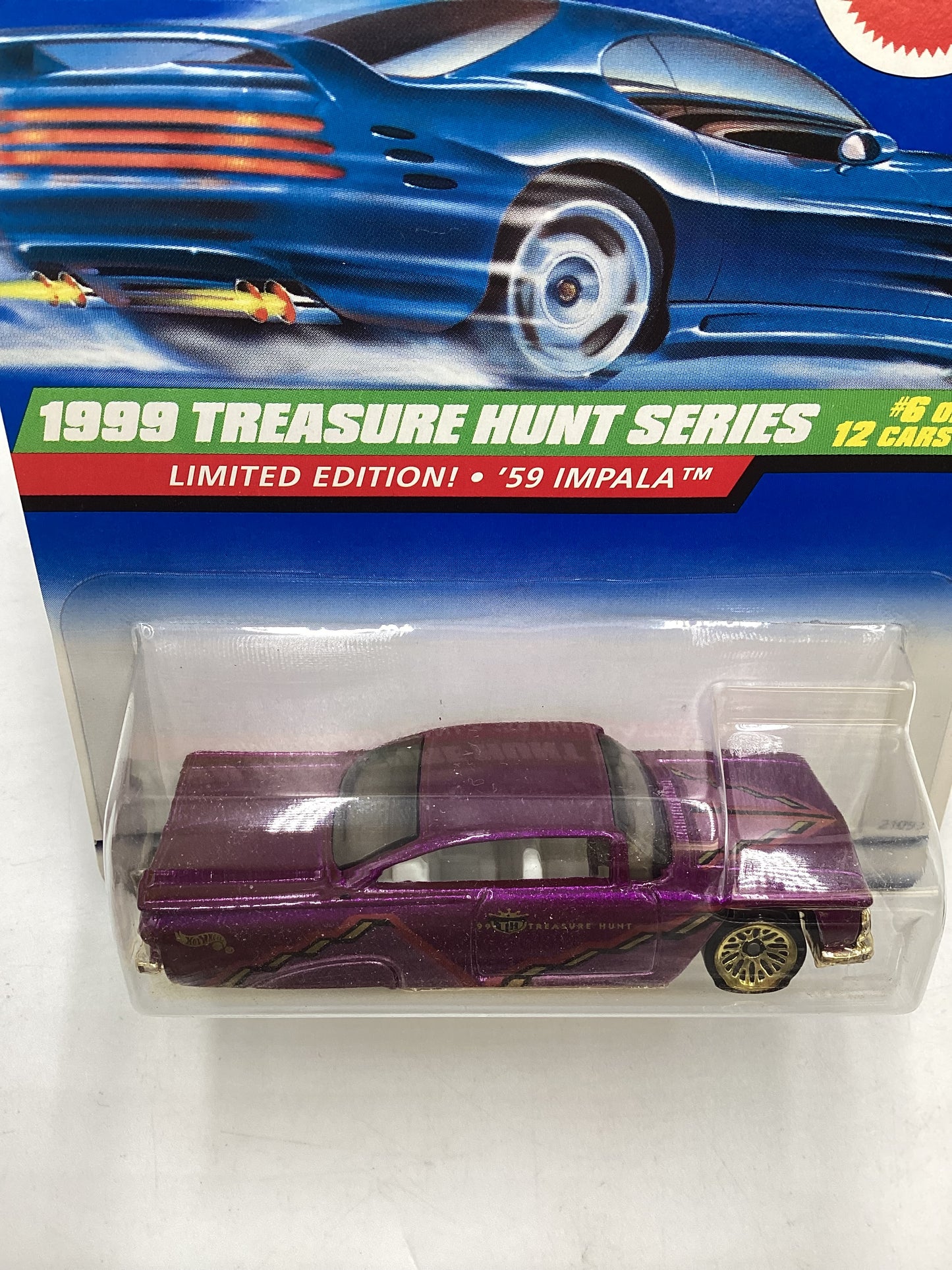 1999 Hot Wheels Treasure Hunt Series 6/12 59 Impala #934 277M