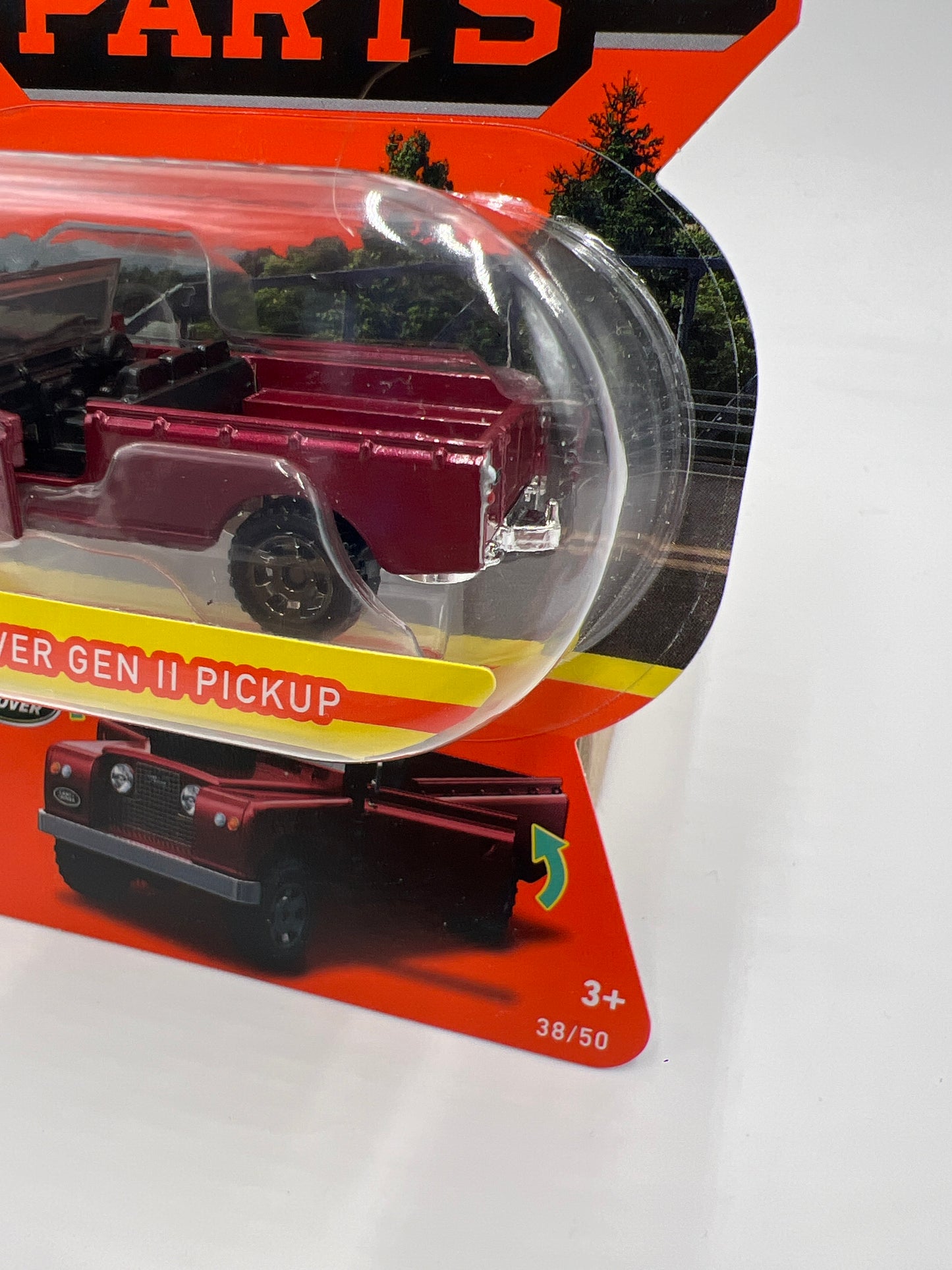 Matchbox Moving Parts #38 1965 Land Rover Gen II Pickup Red 162C
