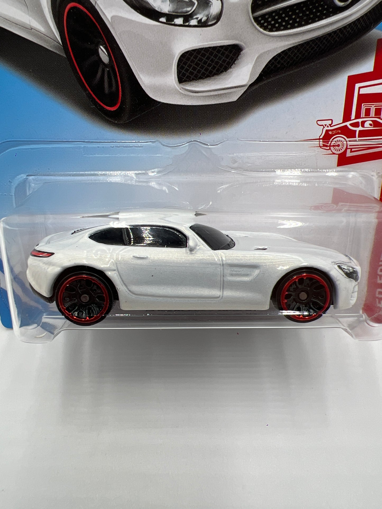 2018 Hot Wheels Target Exclusive Red Edition 15 Mercedes-AMG GT White