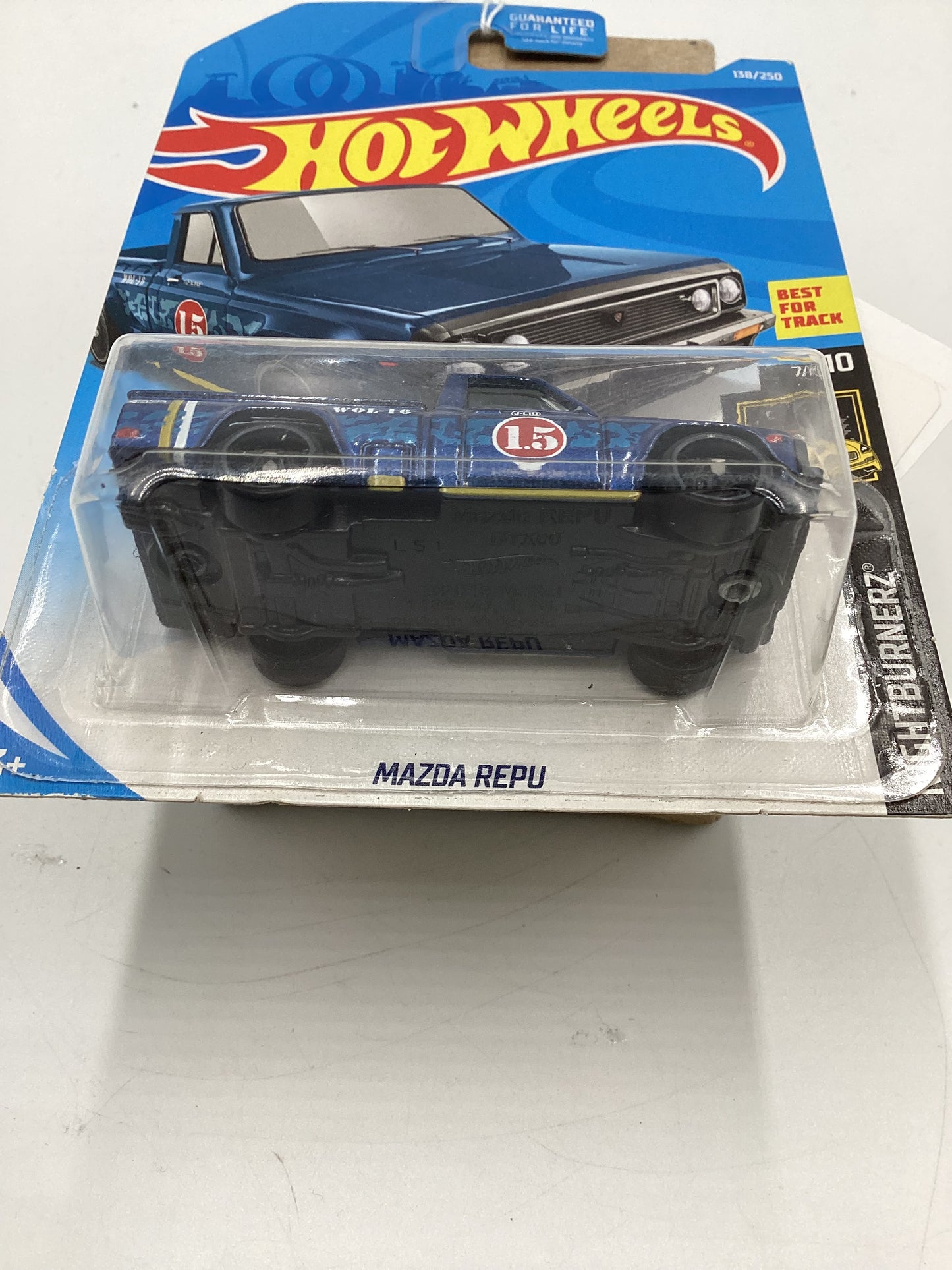 2019 Hot Wheels Nightburnerz #138 Mazda Repu Blue