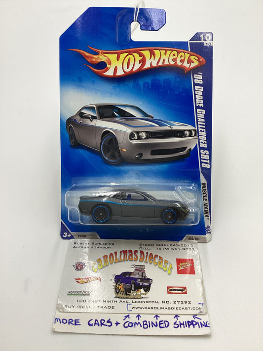 2009 Hot Wheels #86 08 Dodge Challenger SRT8 Gray