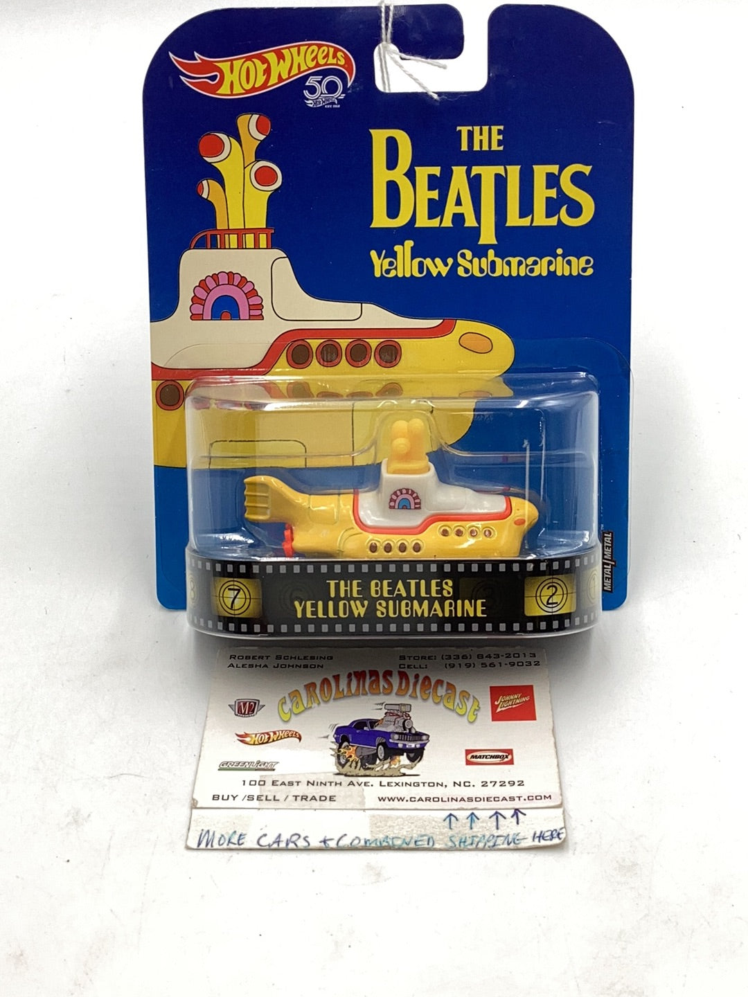 Hot wheels retro entertainment The Beatles Yellow Submarine 262F