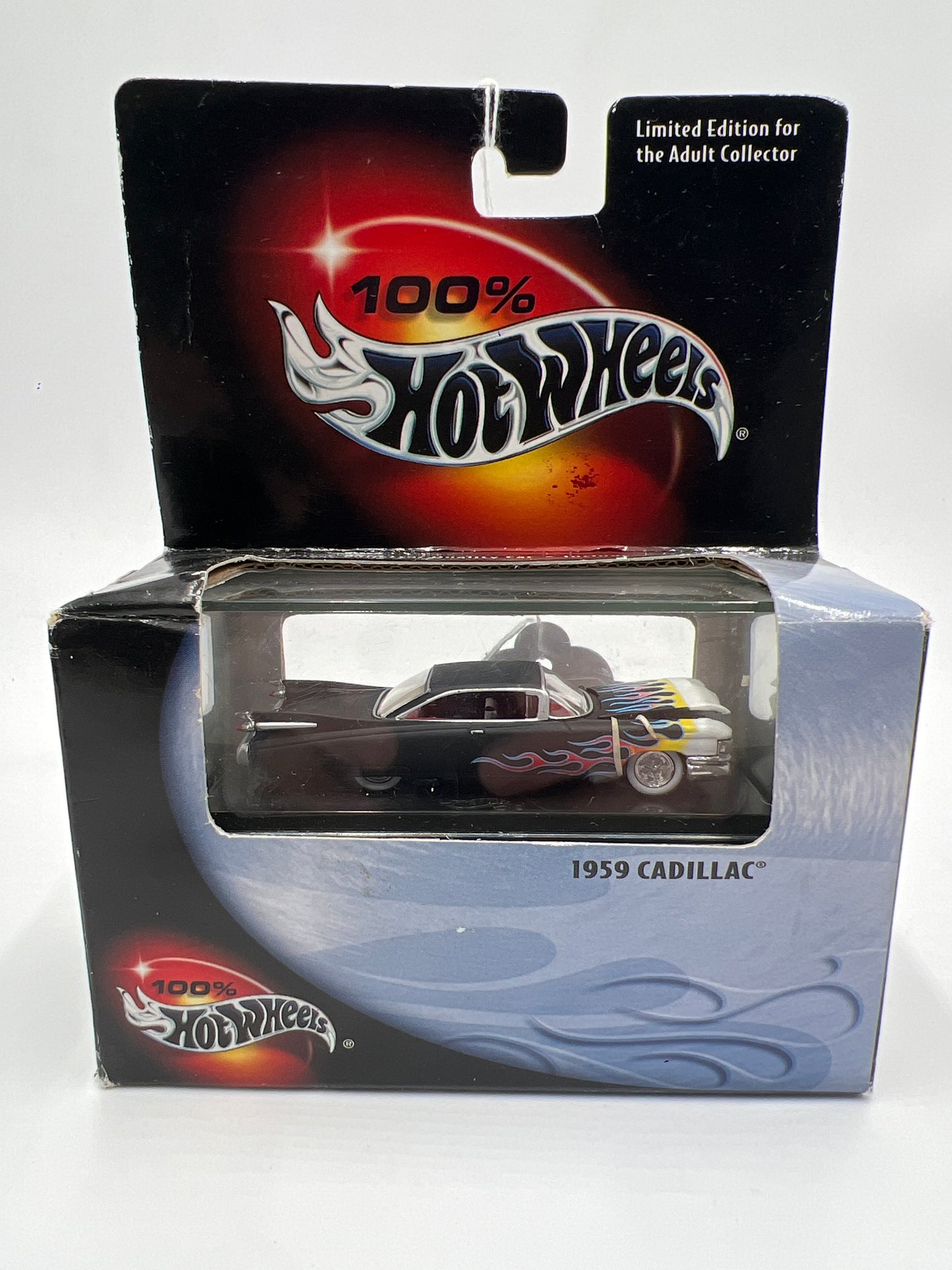 Hot Wheels Black Box 100% 1959 Cadillac Matte Black (Box Not Perfect) SR