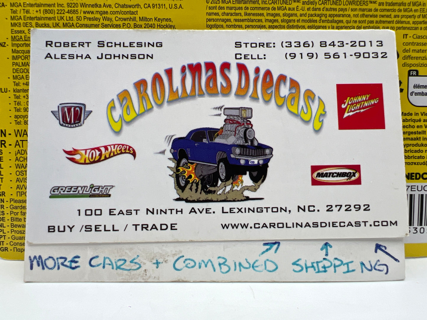 2025 MGA Car Tuned Series 3 #6 87 Chevy C10 Tow Truck Yellow 179F