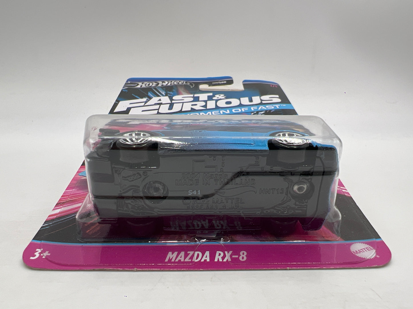 Hot Wheels Fast and Furious Women of Fast #2 Mazda RX-8 Blue W/Protector