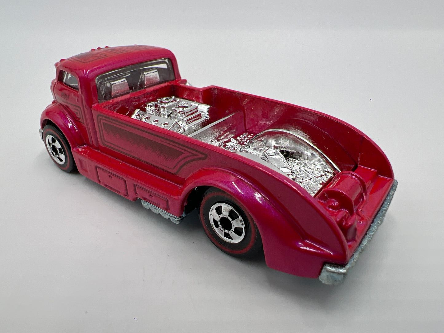 Hot Wheels 1/64 Heritage Redline Mig Rig Pink Loose
