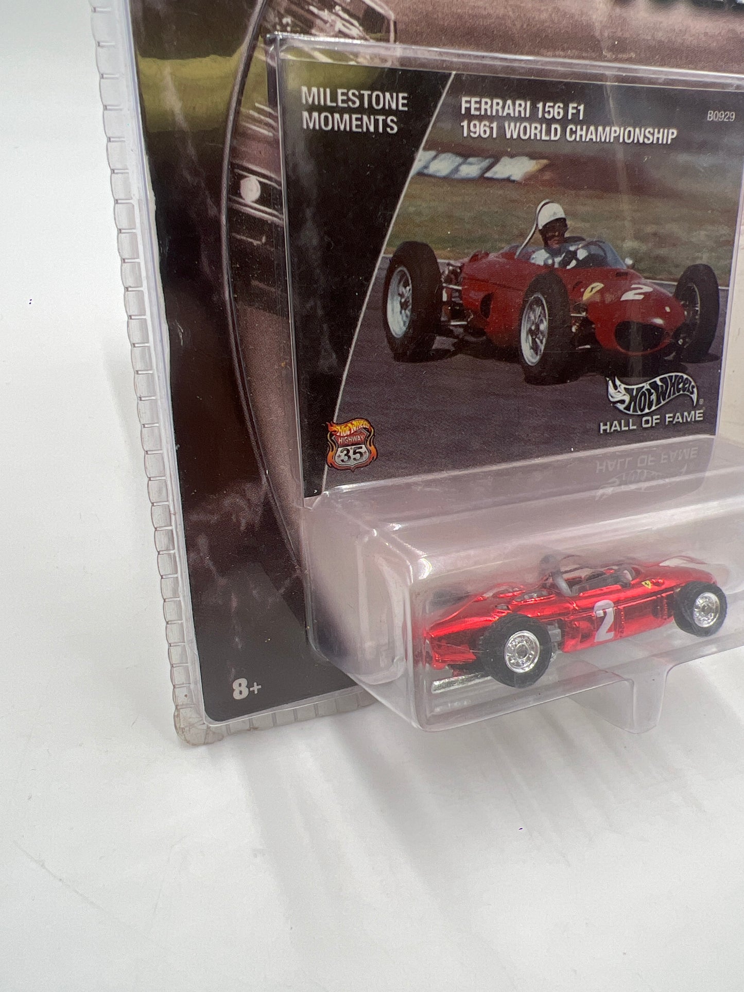 Hot Wheels Hall of Fame Milestone Moments Ferrari 156 F1 Red