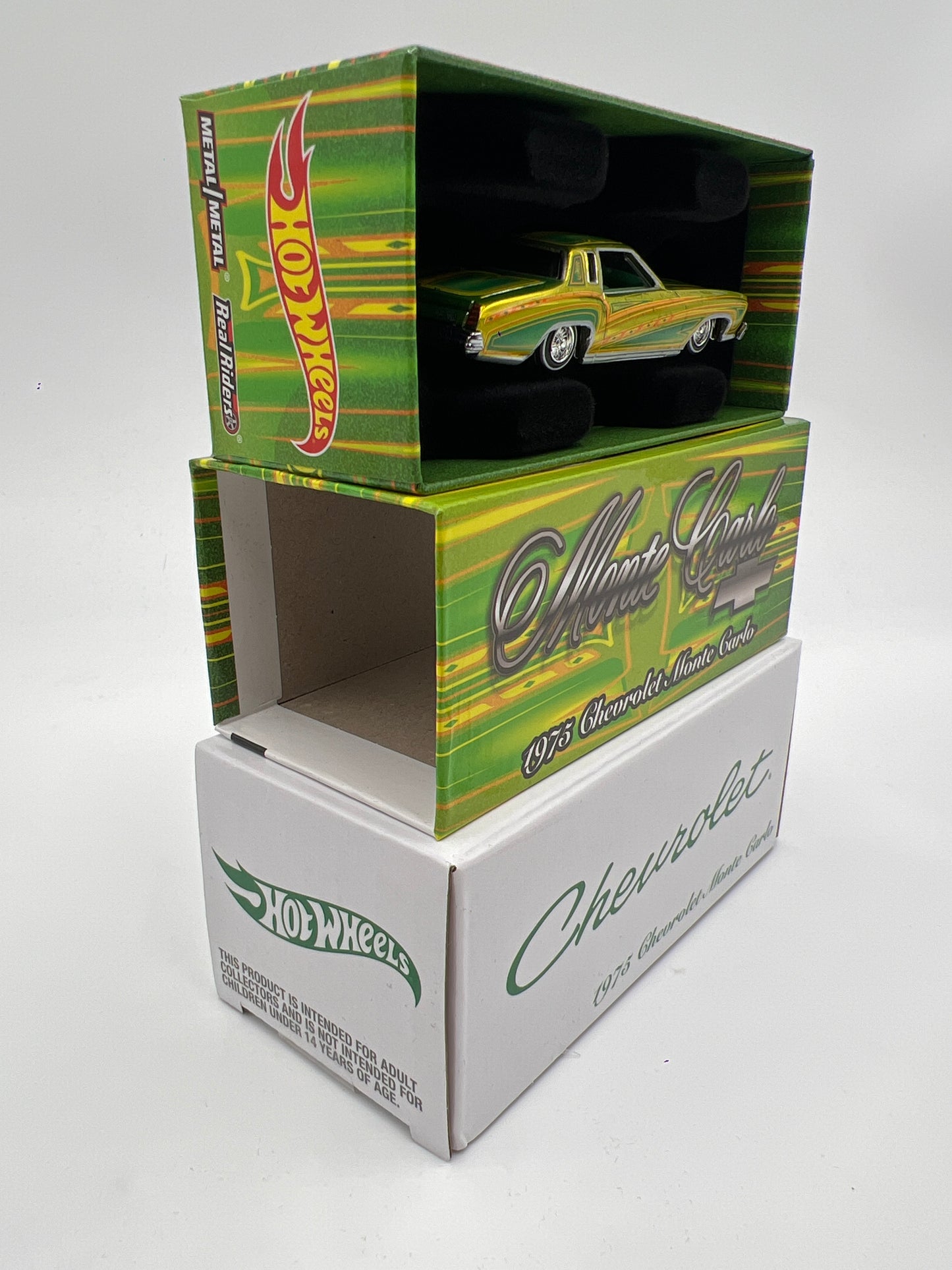 Hot Wheels RLC Lowrider 1975 Chevrolet Monte Carlo Green