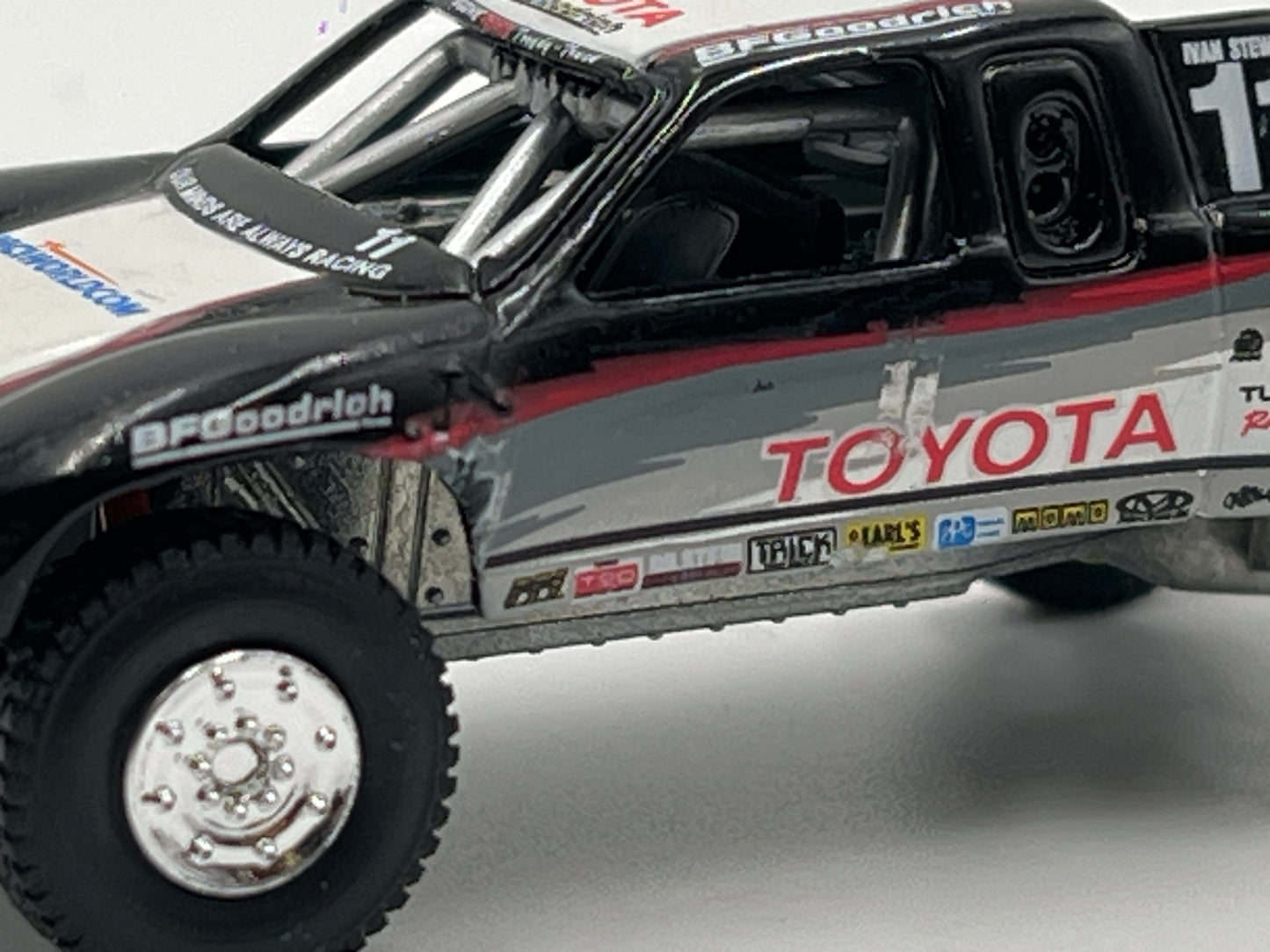 Hot Wheels 100% Black Box Premium Toyota Baja Truck Black Loose Slight Paint Damage