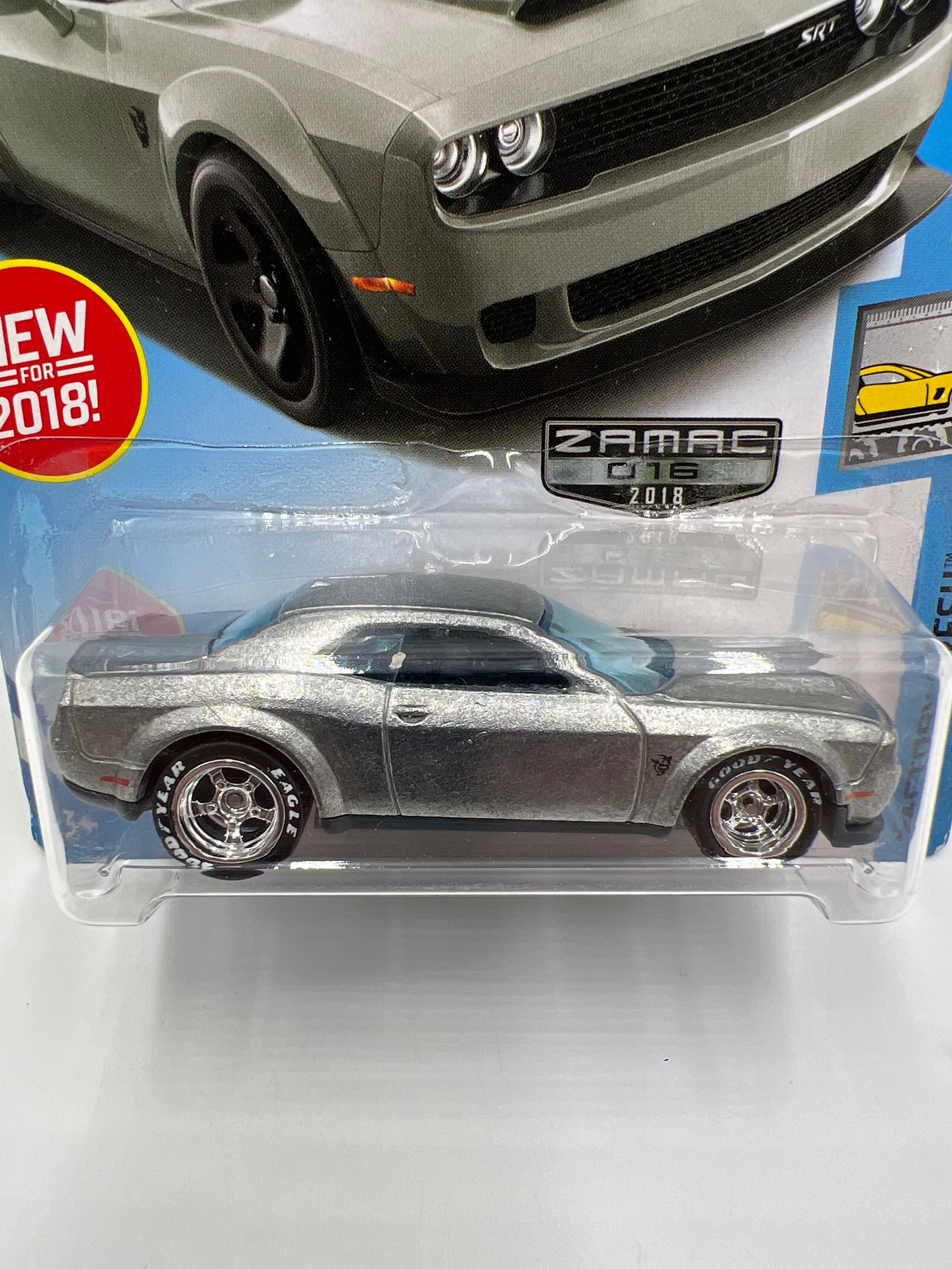 Hot Wheels 18 Dodge Challenger SRT Demon Walmart Exclusive Zamac