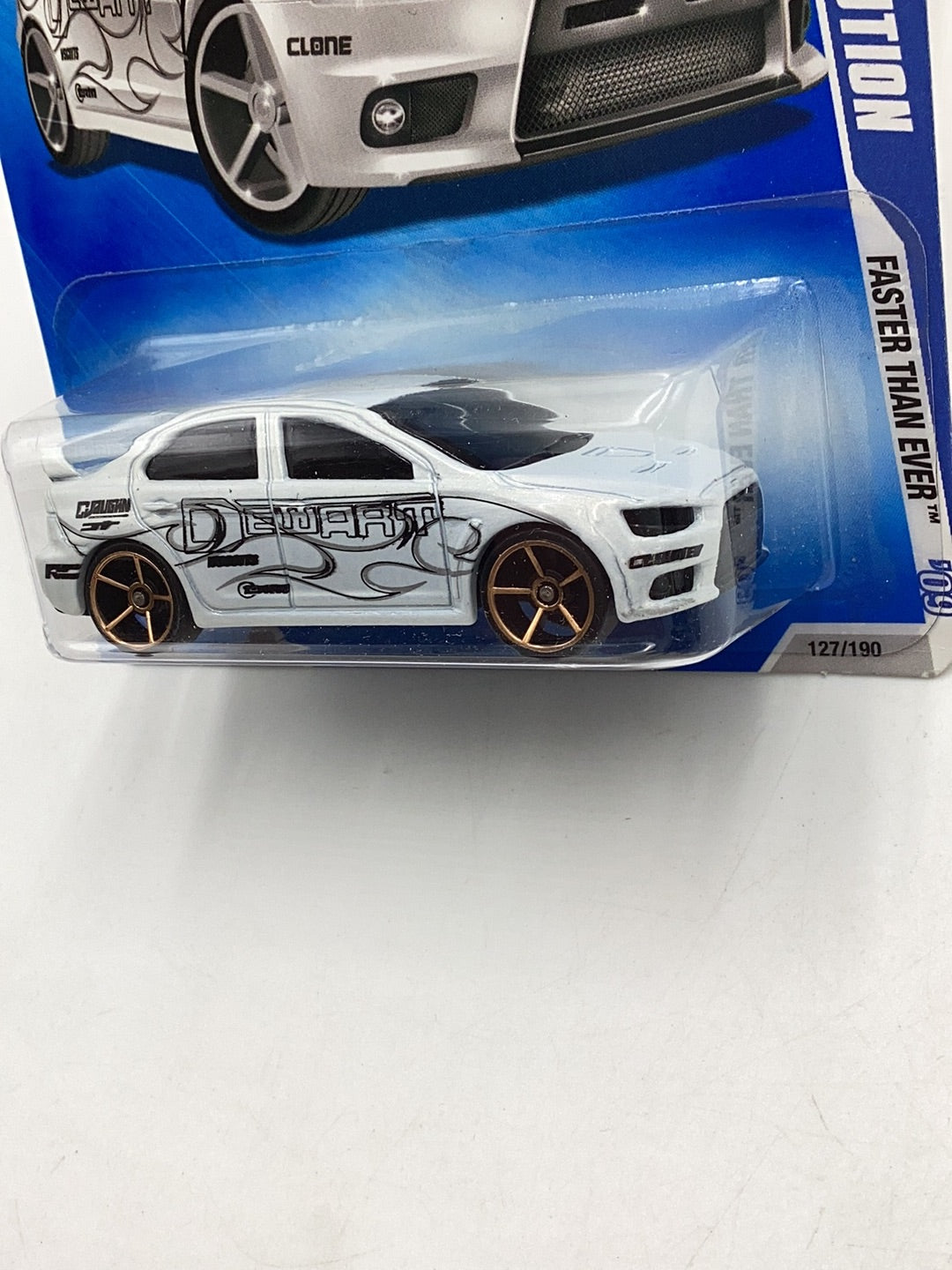 2009 Hot wheels #127 2008 Lancer Evolution Walmart exclusive FTE