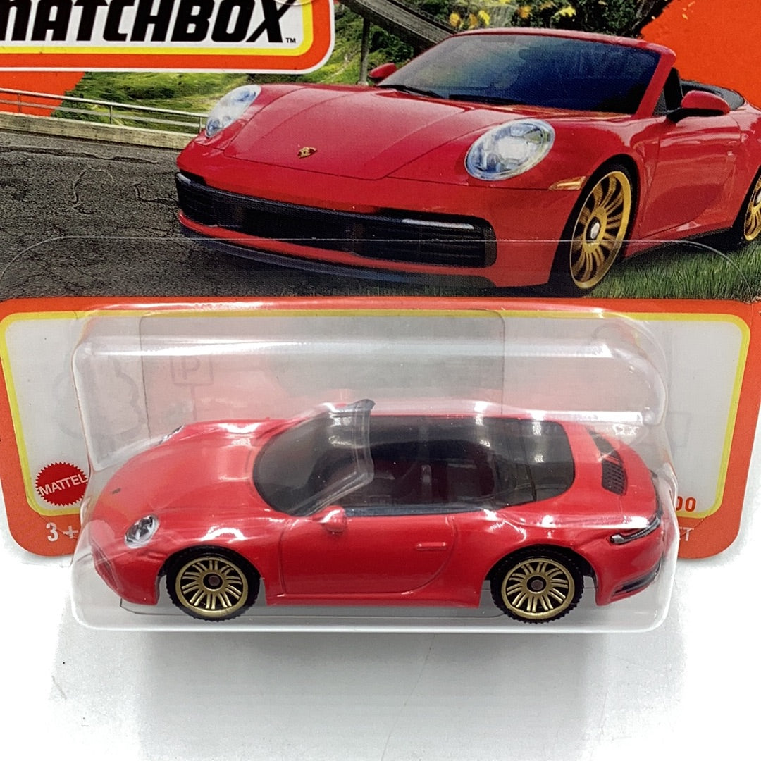 2024 Matchbox #79 Porsche 911 Carrera Cabriolet short card 98i