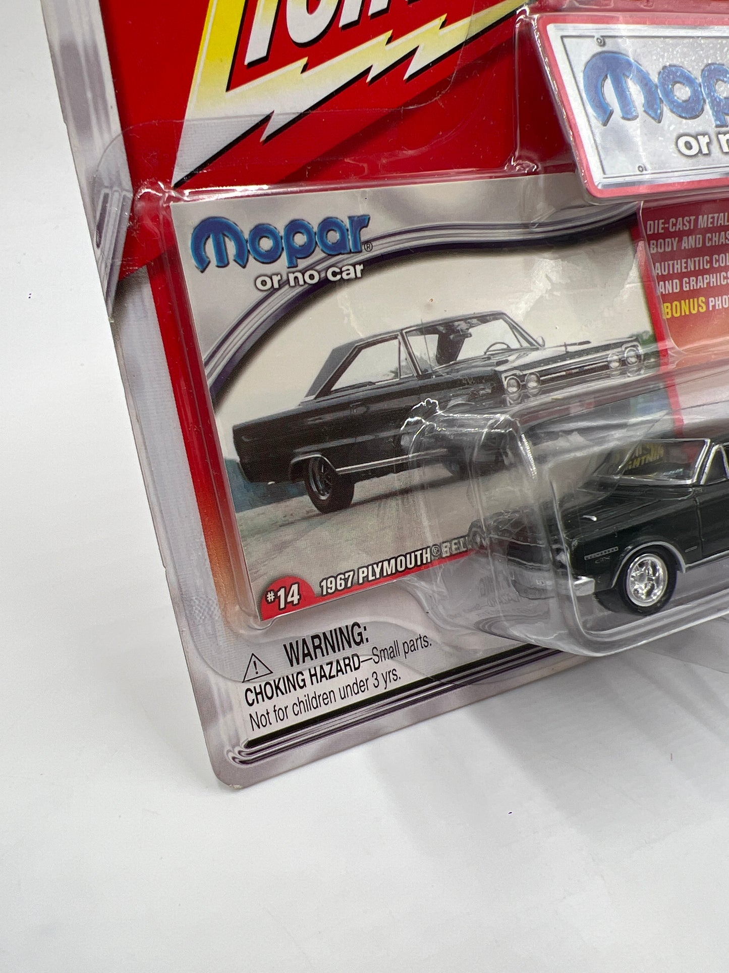 Johnny Lightning Mopar Or No Car #14 1967 Plymouth Belvedere GTX Black 221G