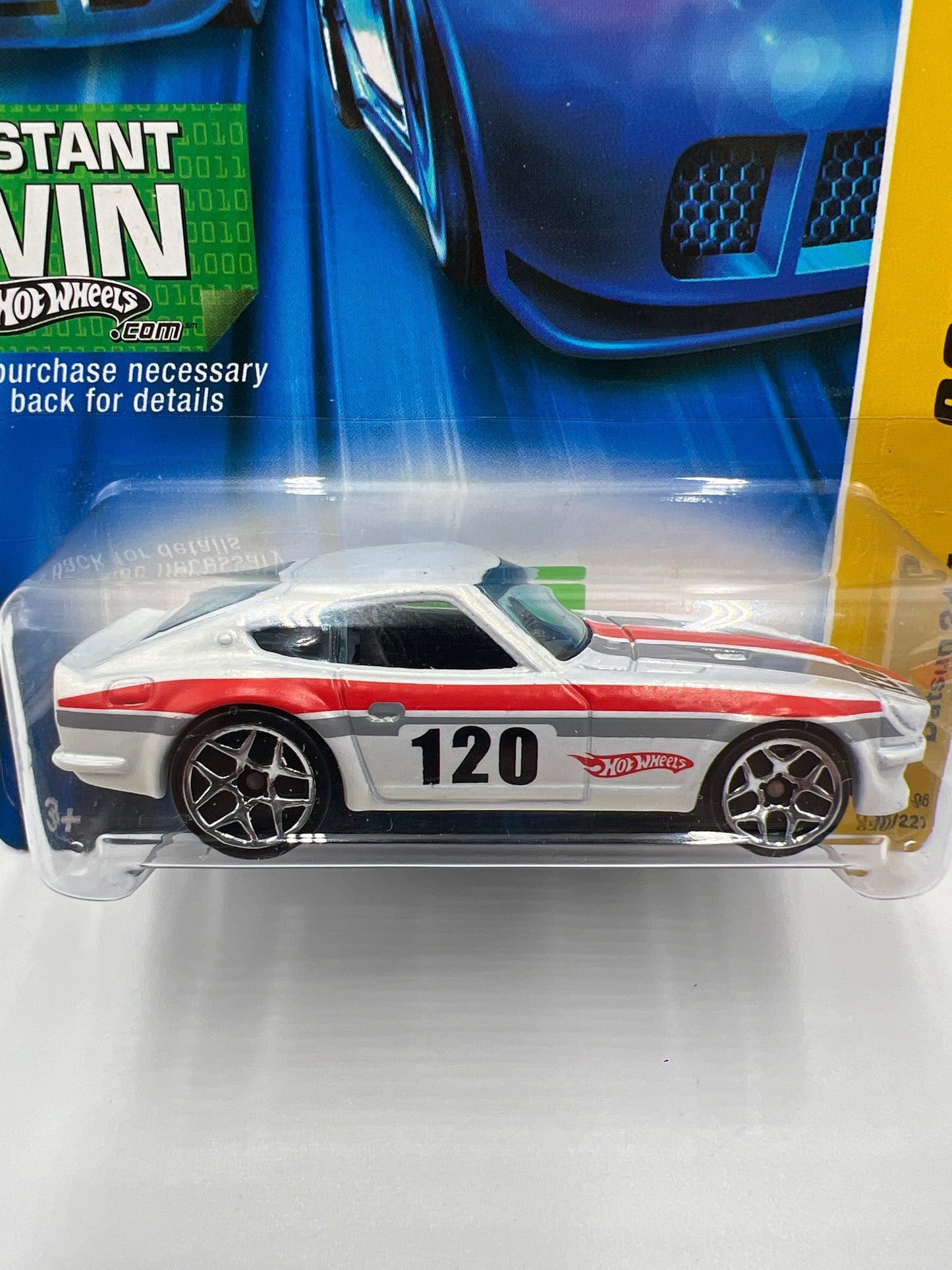 2006 Hot Wheels New Models #36 Yellow Datsun 240Z White 86C