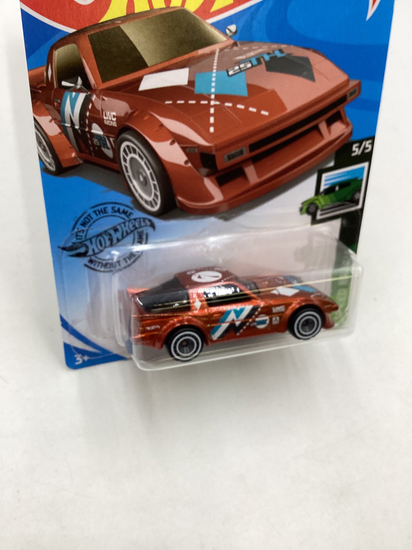 Hot Wheels 2021 Super Treasure Hunt Mazda RX7 Orange #130 W/Protector