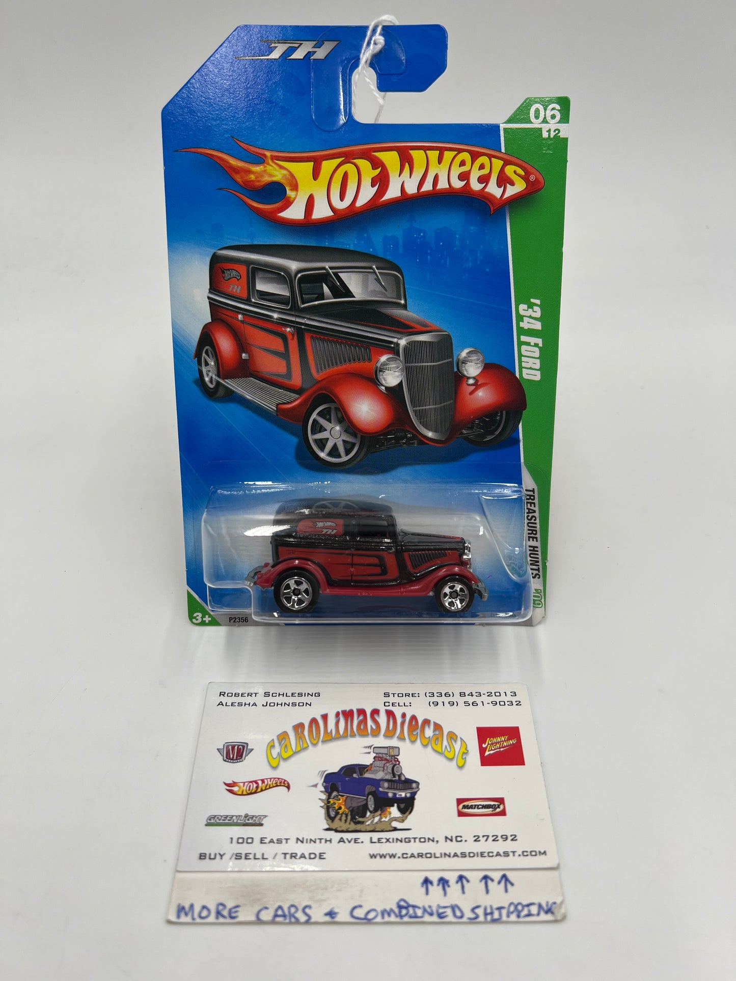 2009 Hot Wheels Treasure Hunts #48 34 Ford Black/Red 277E