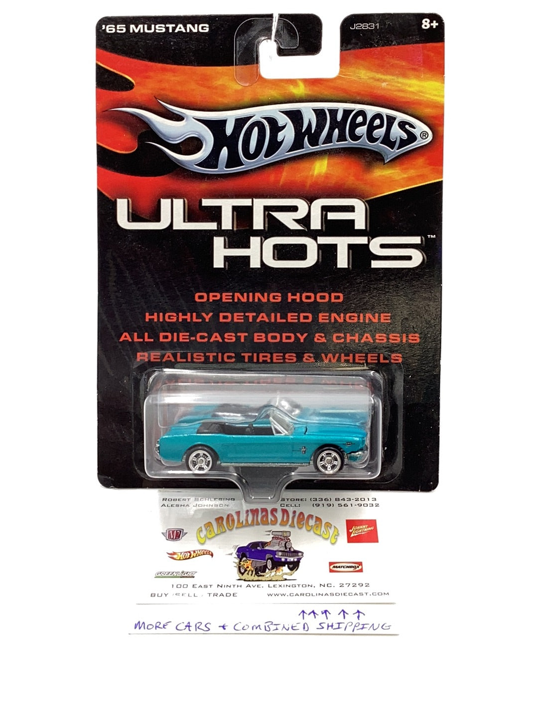 Hot wheels Ultra Hots 2005 ‘65 Mustang Convertible 257I