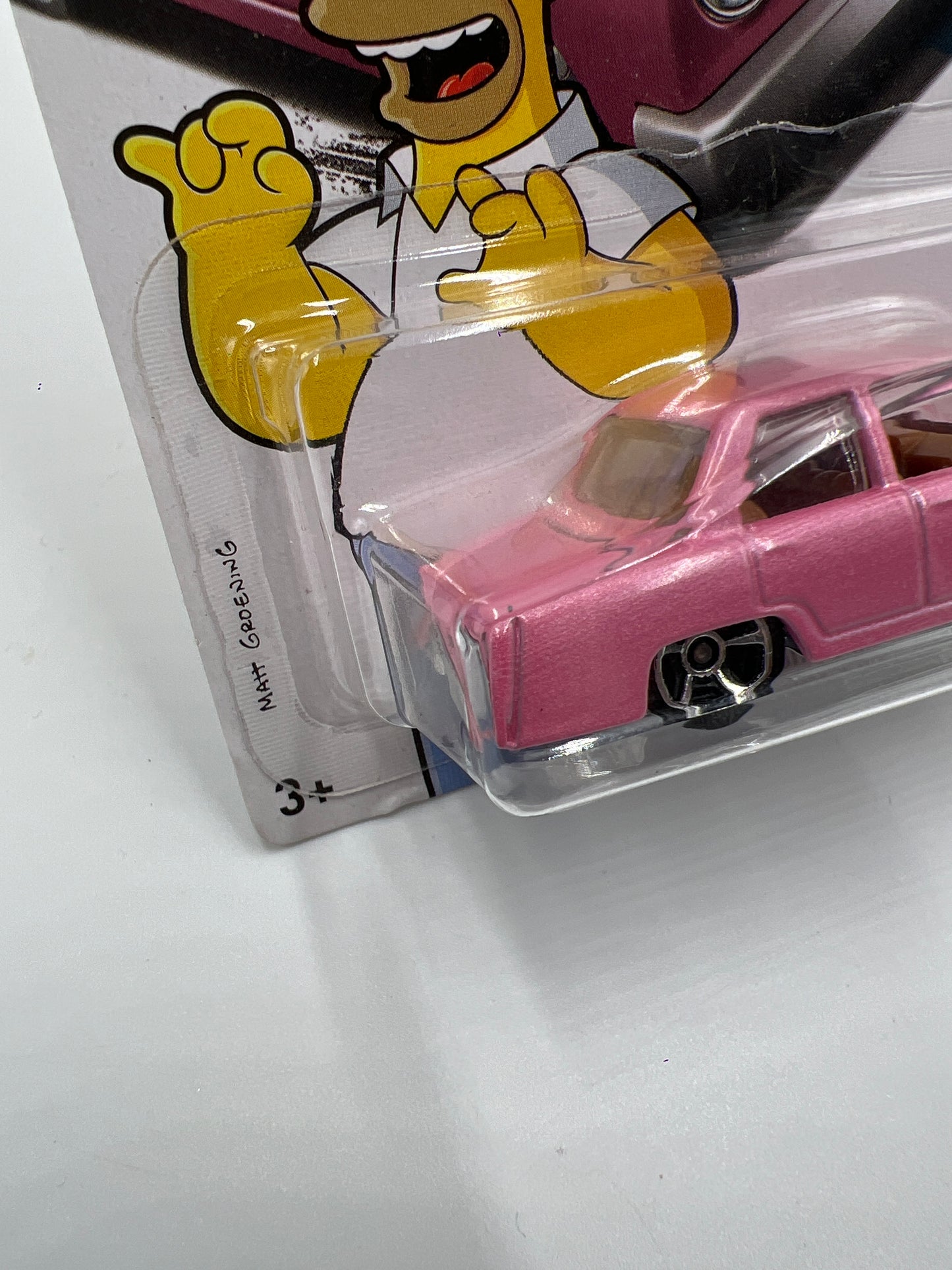 2017 Hot Wheels HW Screen Time #112 The Simpsons Family Car Pink 120B