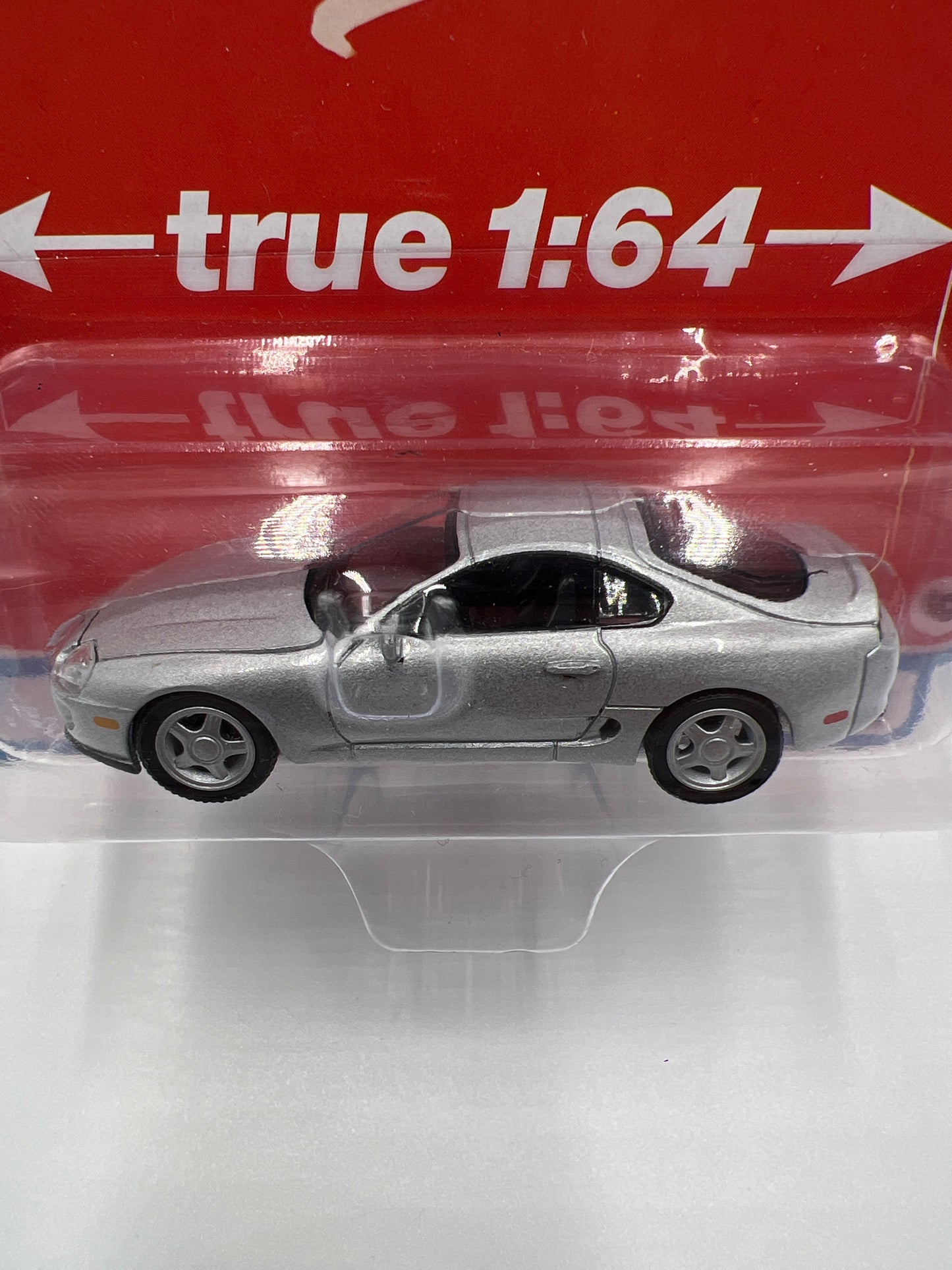 Auto World Modern Muscle Release 1 Version A 1993 Toyota Supra Alpine Silver 232E