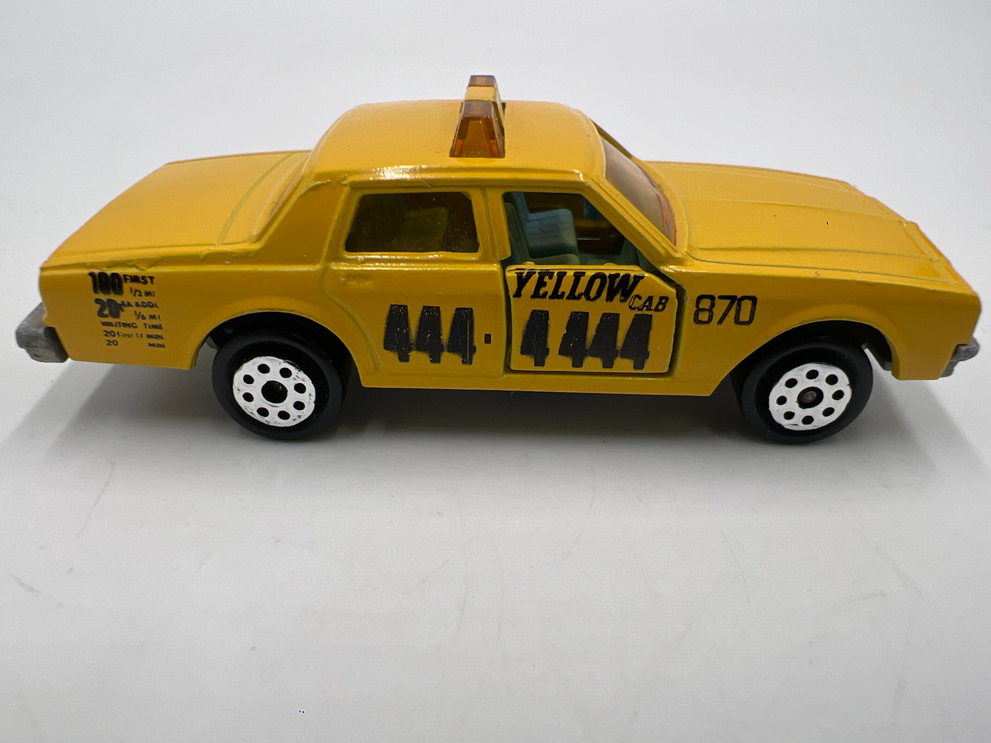 Majorette No. 240 Chevrolet Impala Taxi Yellow Loose