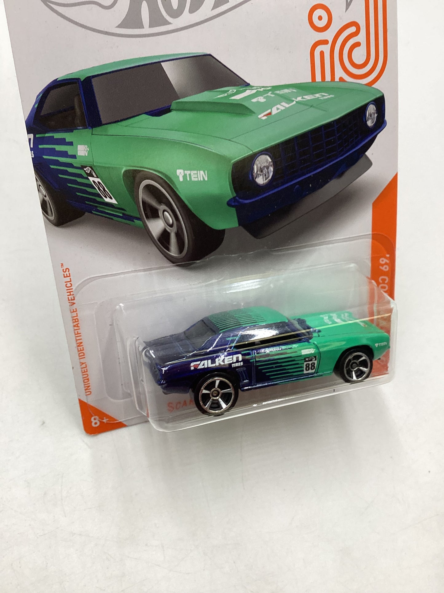 2021 Hot Wheels ID 5/8 69 Copo Camaro with protector