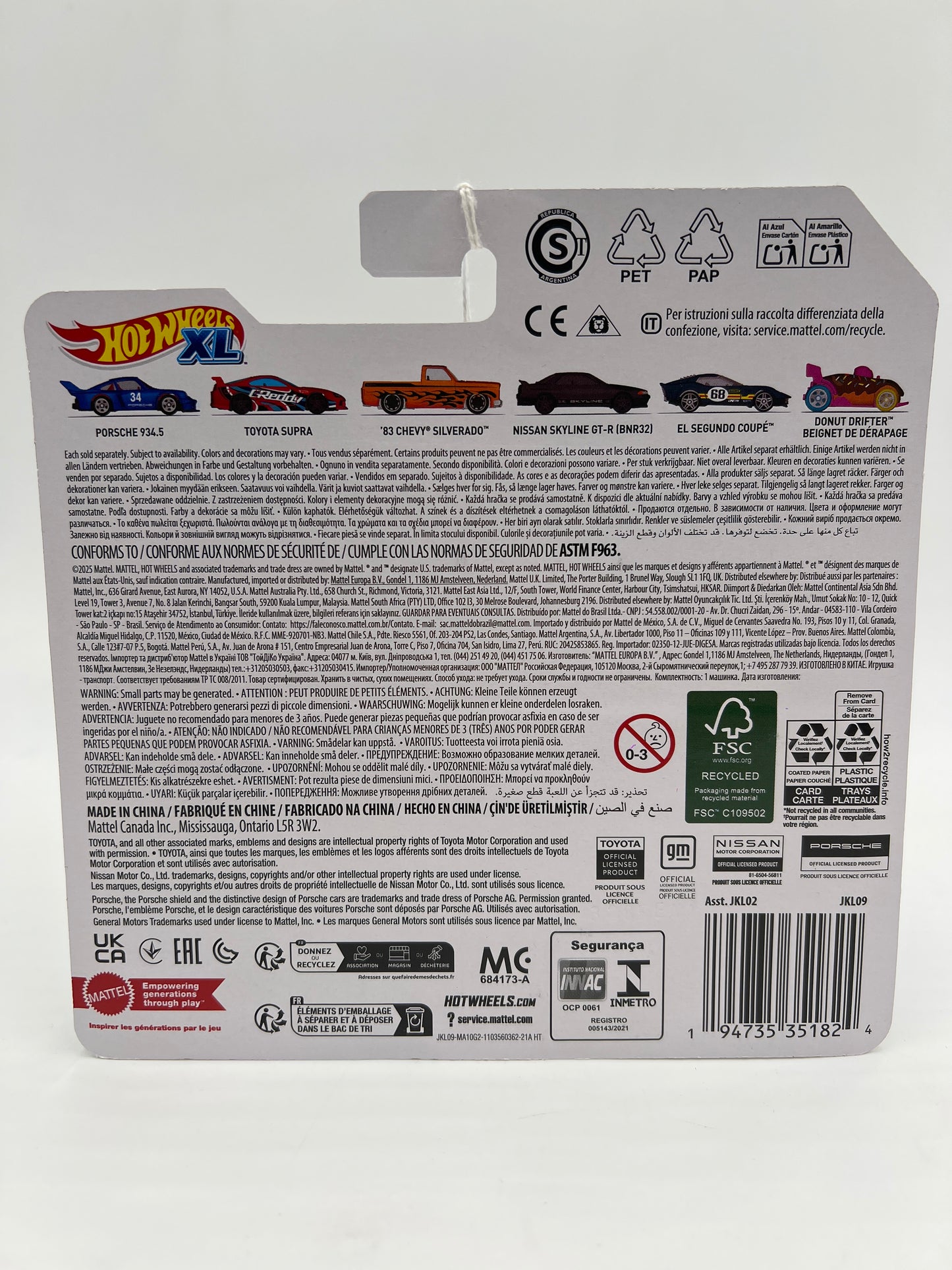 2026 Hot Wheels XL #1 Porsche 934.5 Blue