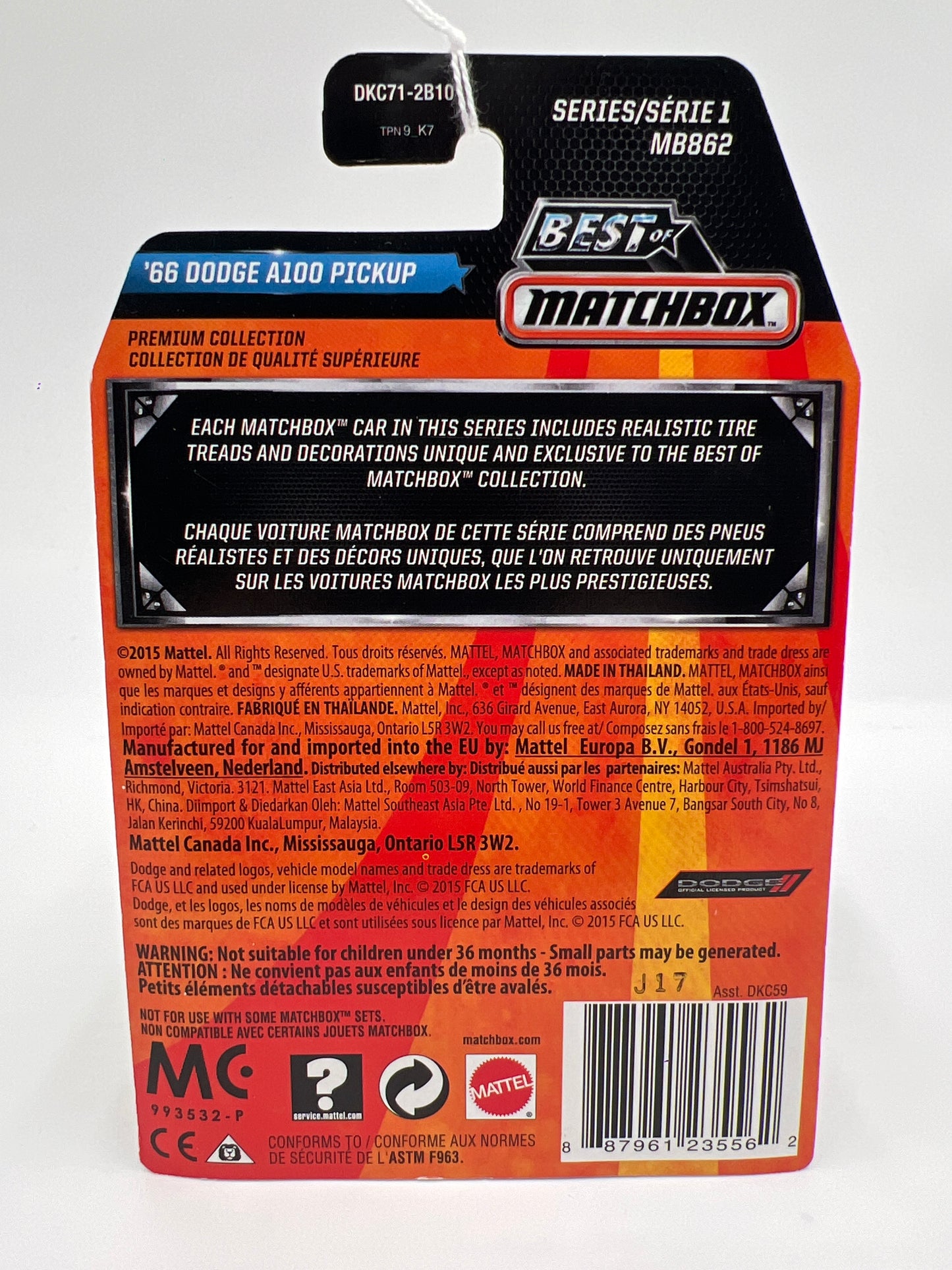 Matchbox Best of Matchbox Series 1 66 Dodge A100 Pickup Green 168J