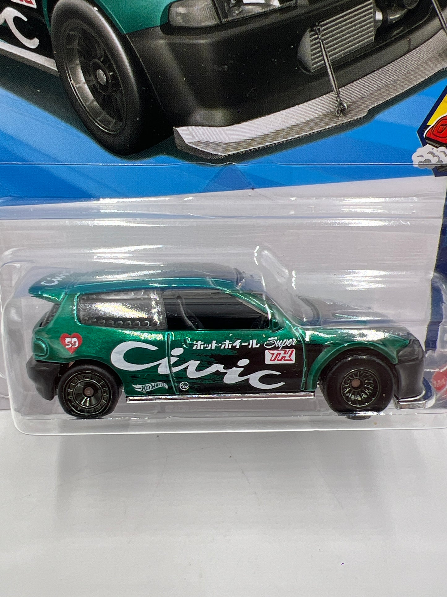 2026 Hot Wheels F Case Super Treasure Hunt #159 Honda Civic Custom W/Protector 2