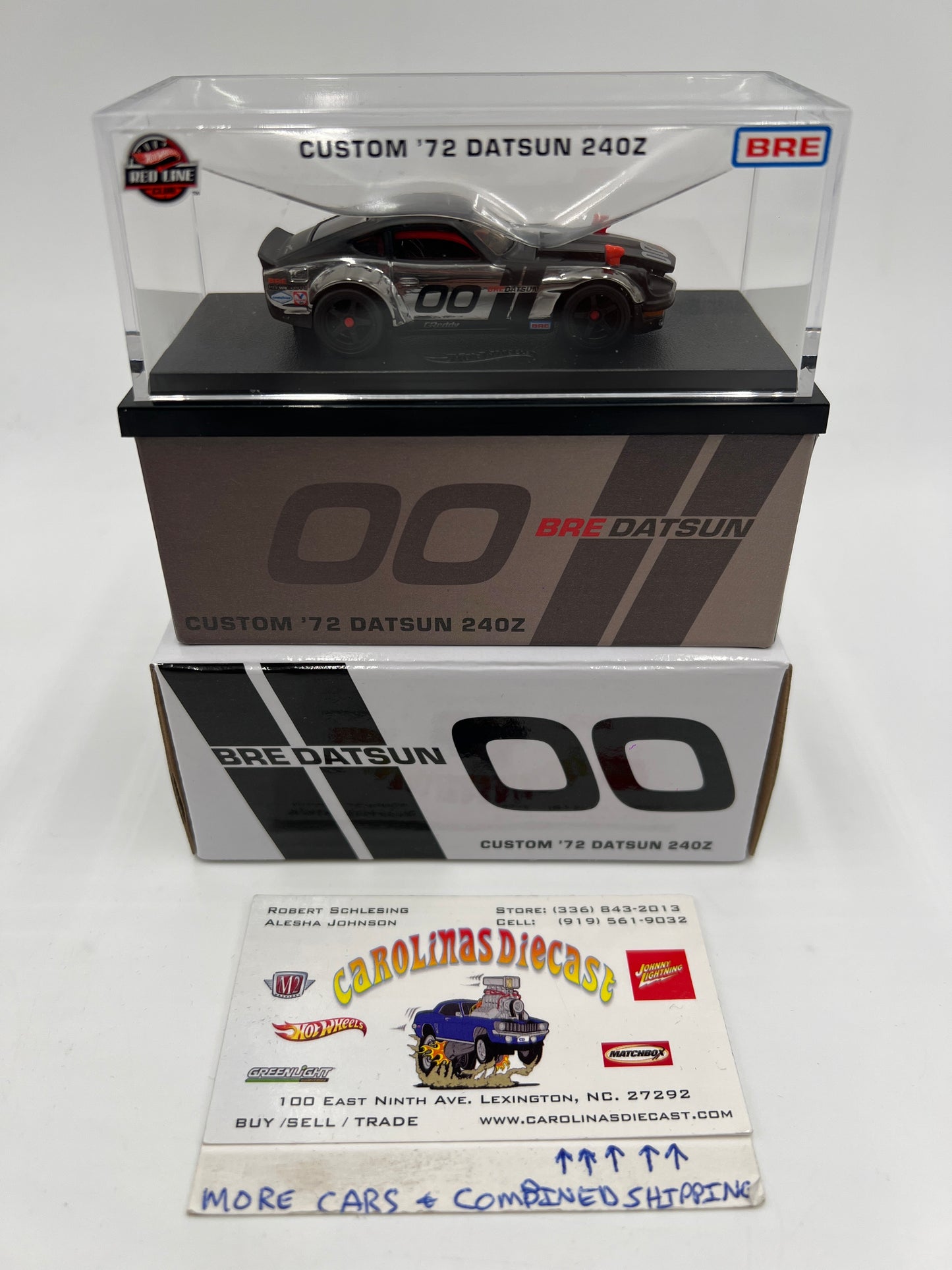Hot Wheels RLC Custom 72 Datsun 240Z Chrome/Black BRE