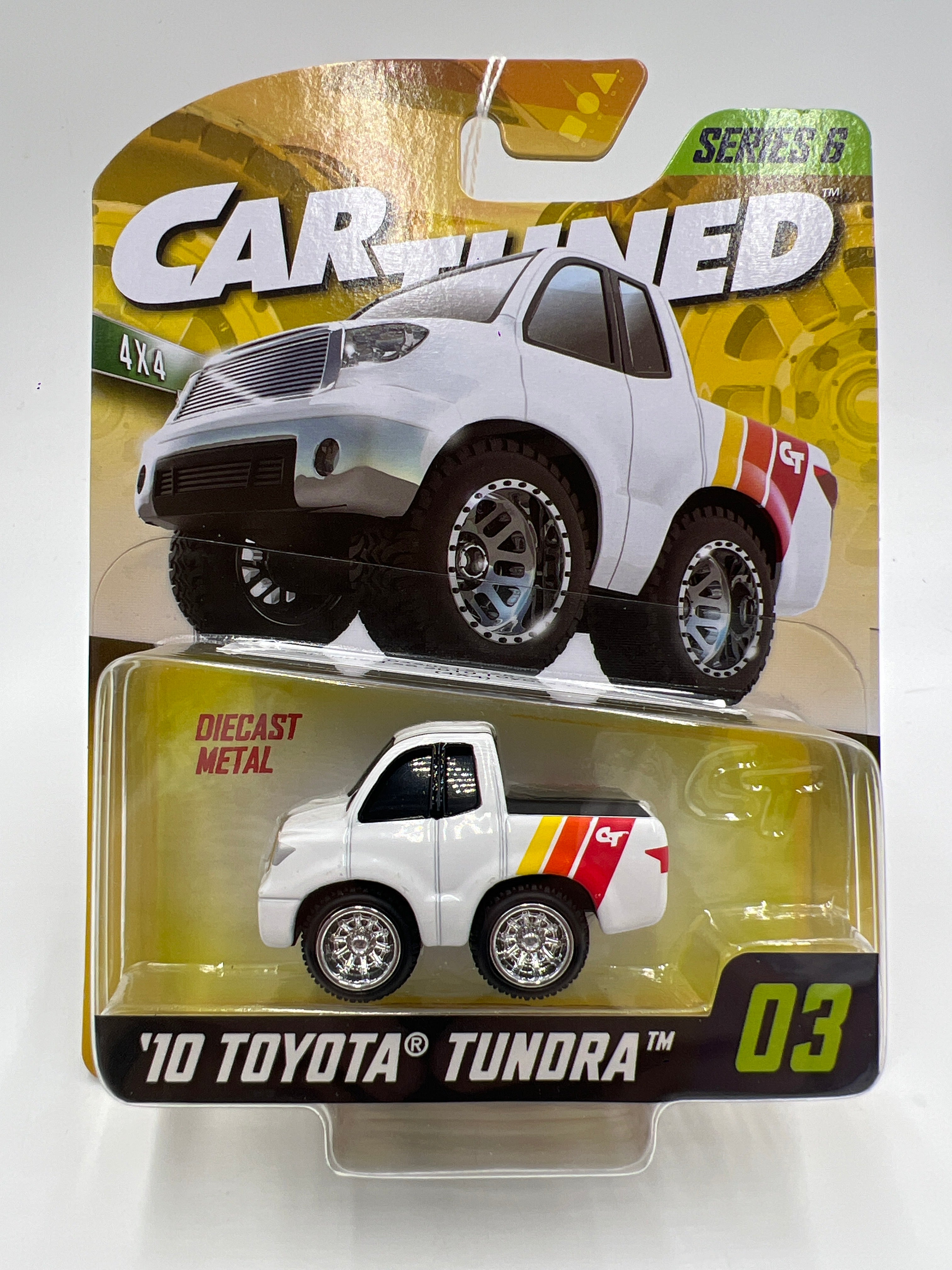 2025 MGA Car Tuned Series 6 #3 10 Toyota Tundra White 179C