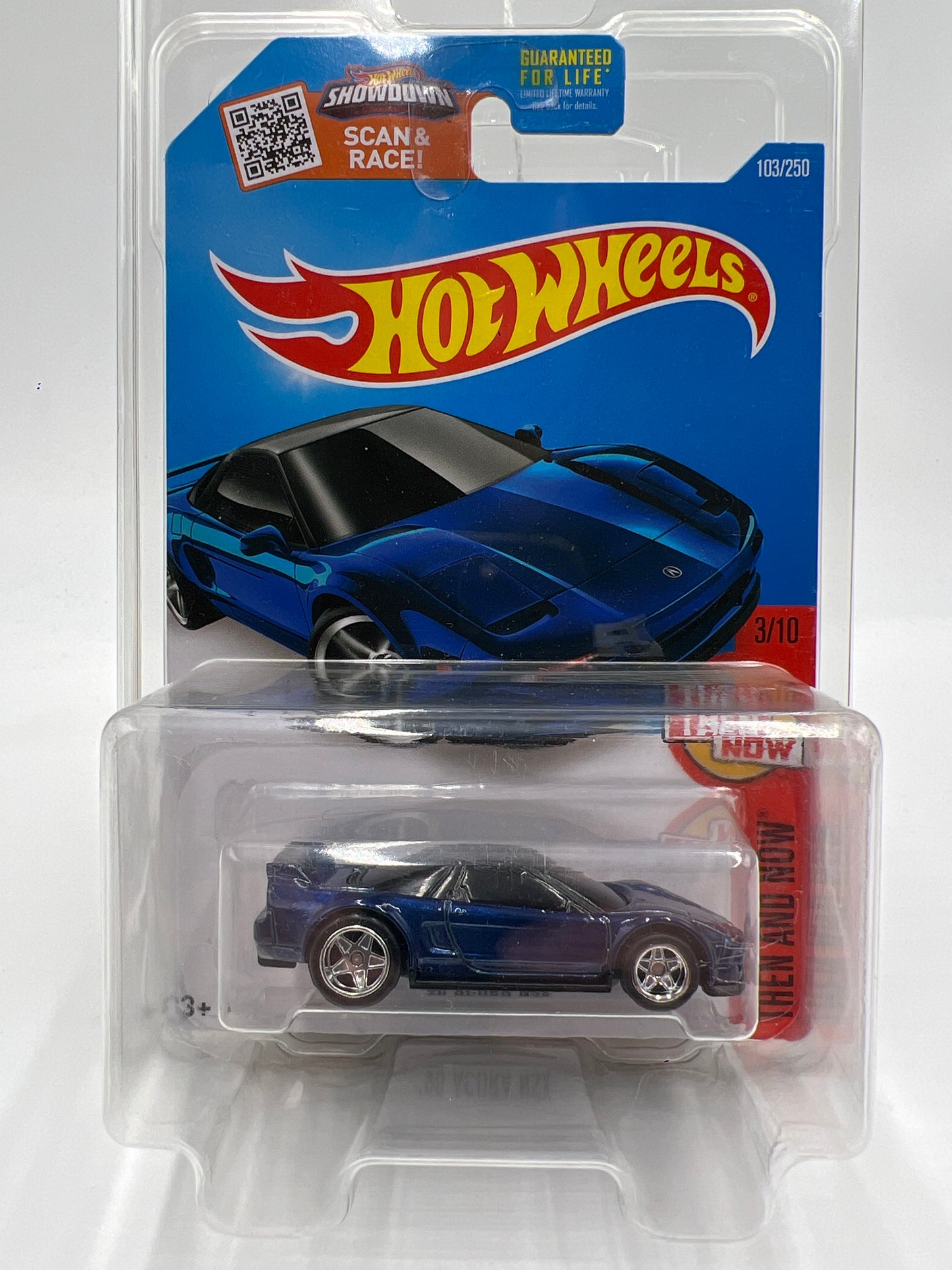 2016 Hot Wheels Super Treasure Hunt #103 90 Acura NSX Blue W/ Protector