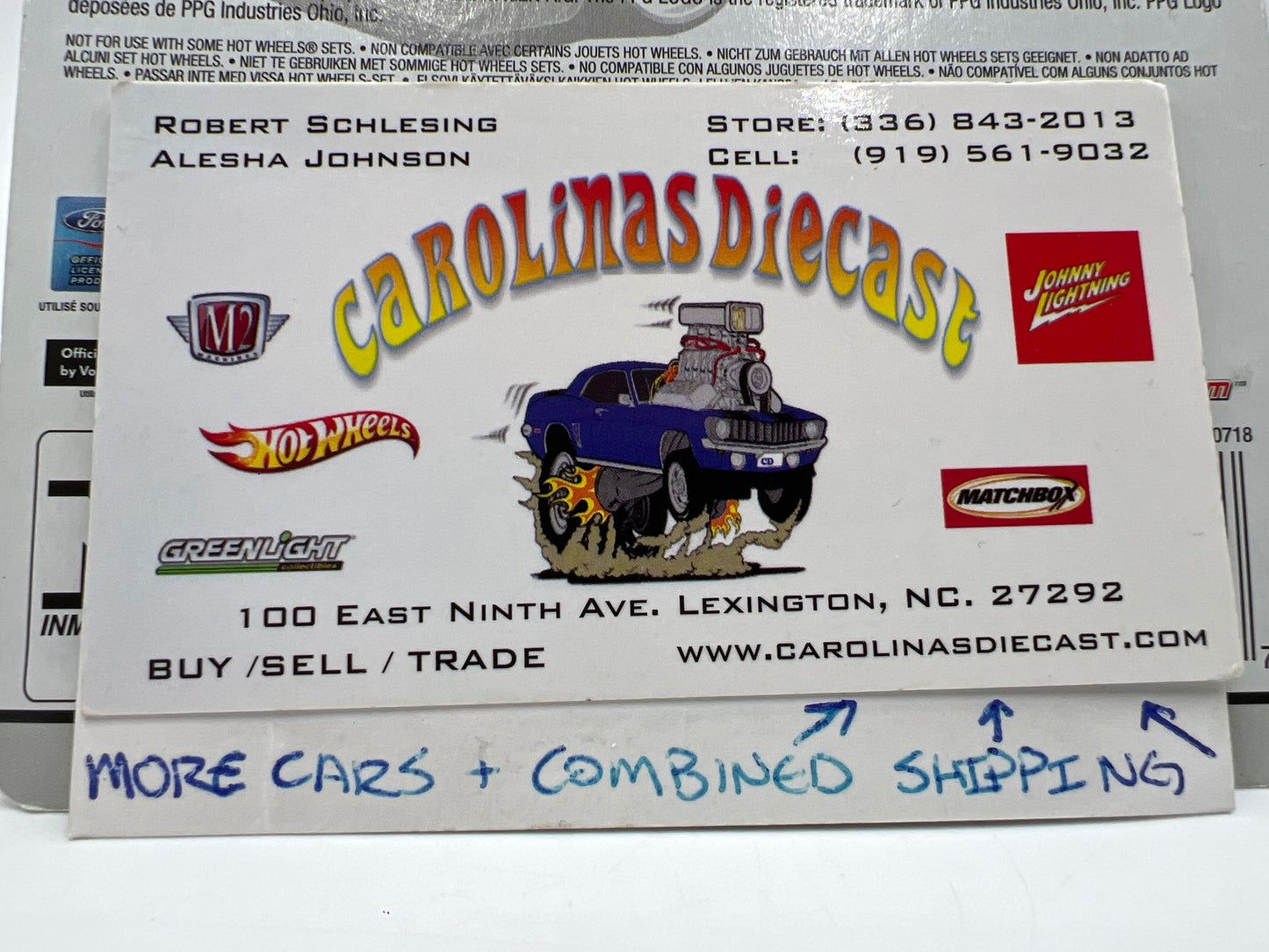 Hot Wheels Slick Rides #13 56 Ford BF Goodrich Blue 243A