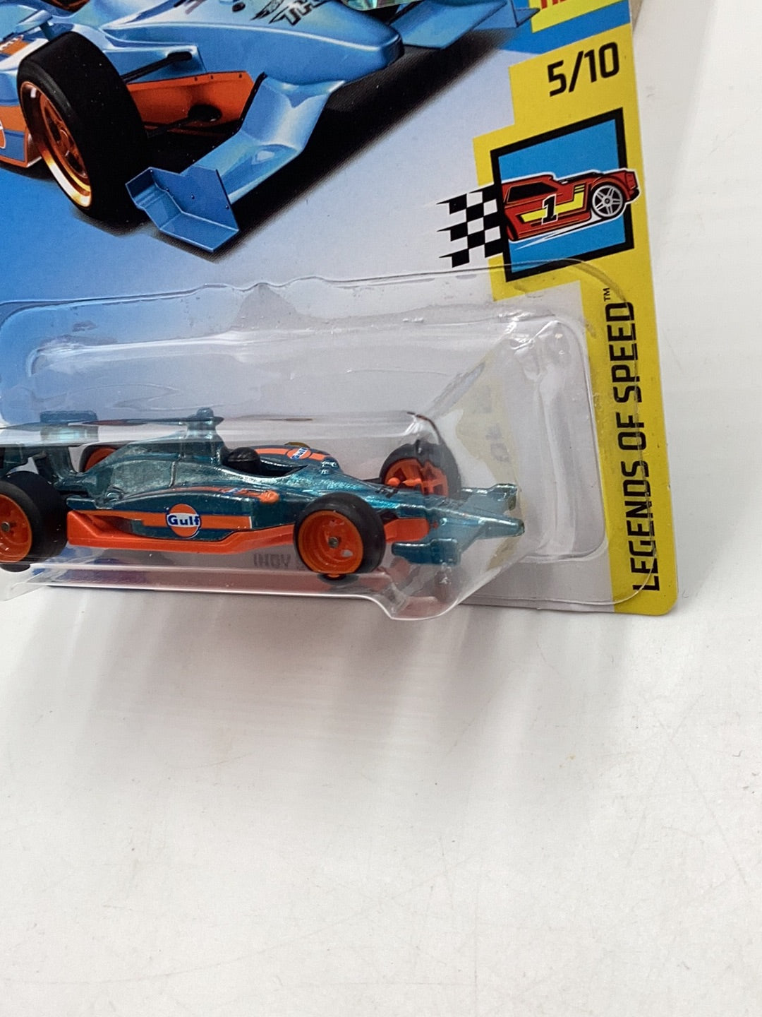 2018 hot wheels super treasure hunt Indy 500 Oval factory sealed sticker W/Protector