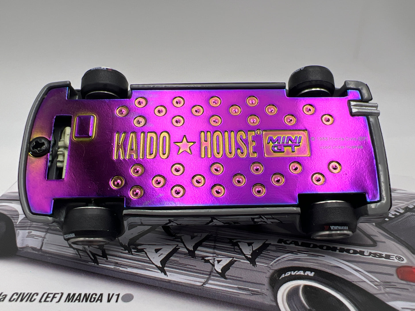 Mini GT Kaido House #260 Honda Civic EF Manga V1 Gray